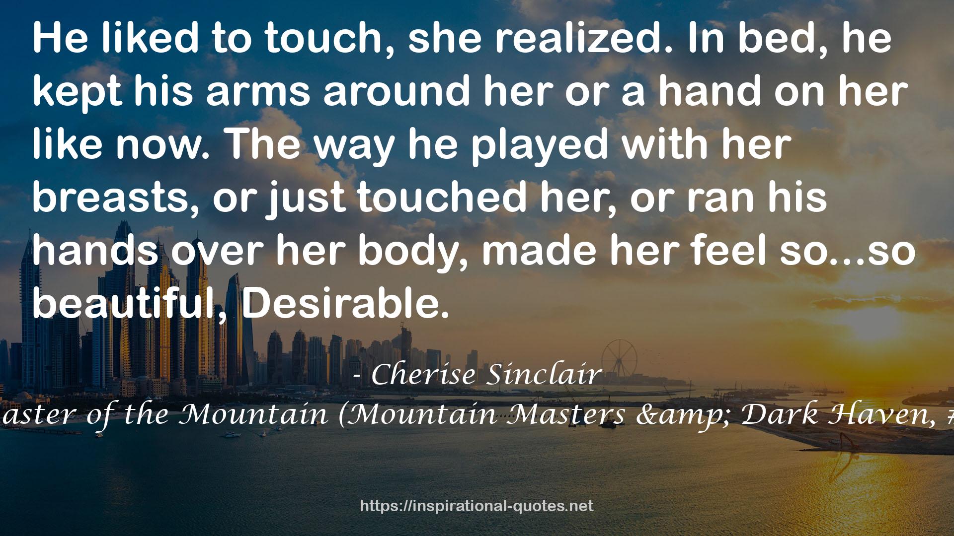 Master of the Mountain (Mountain Masters & Dark Haven, #1) QUOTES