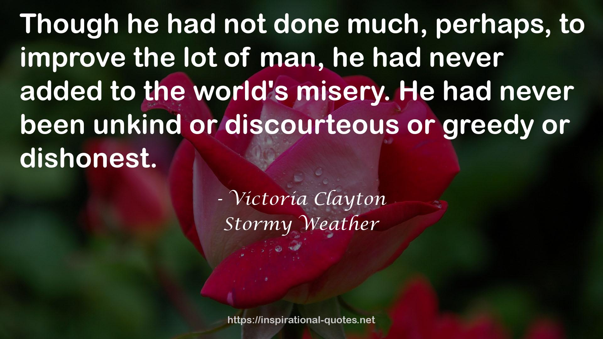 Stormy Weather QUOTES