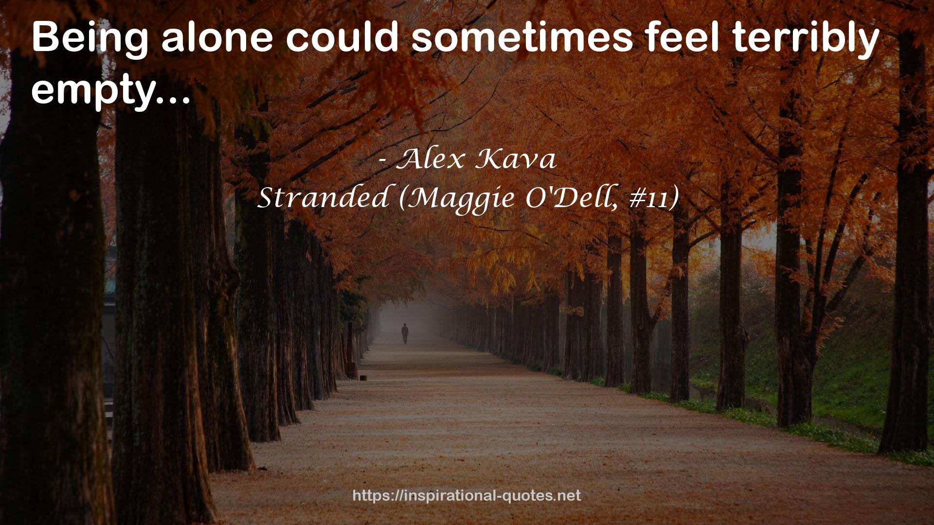 Stranded (Maggie O'Dell, #11) QUOTES