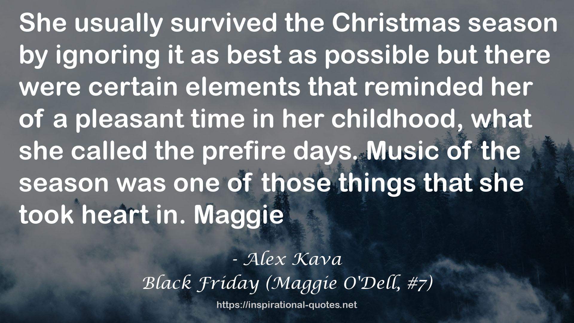 Black Friday (Maggie O'Dell, #7) QUOTES