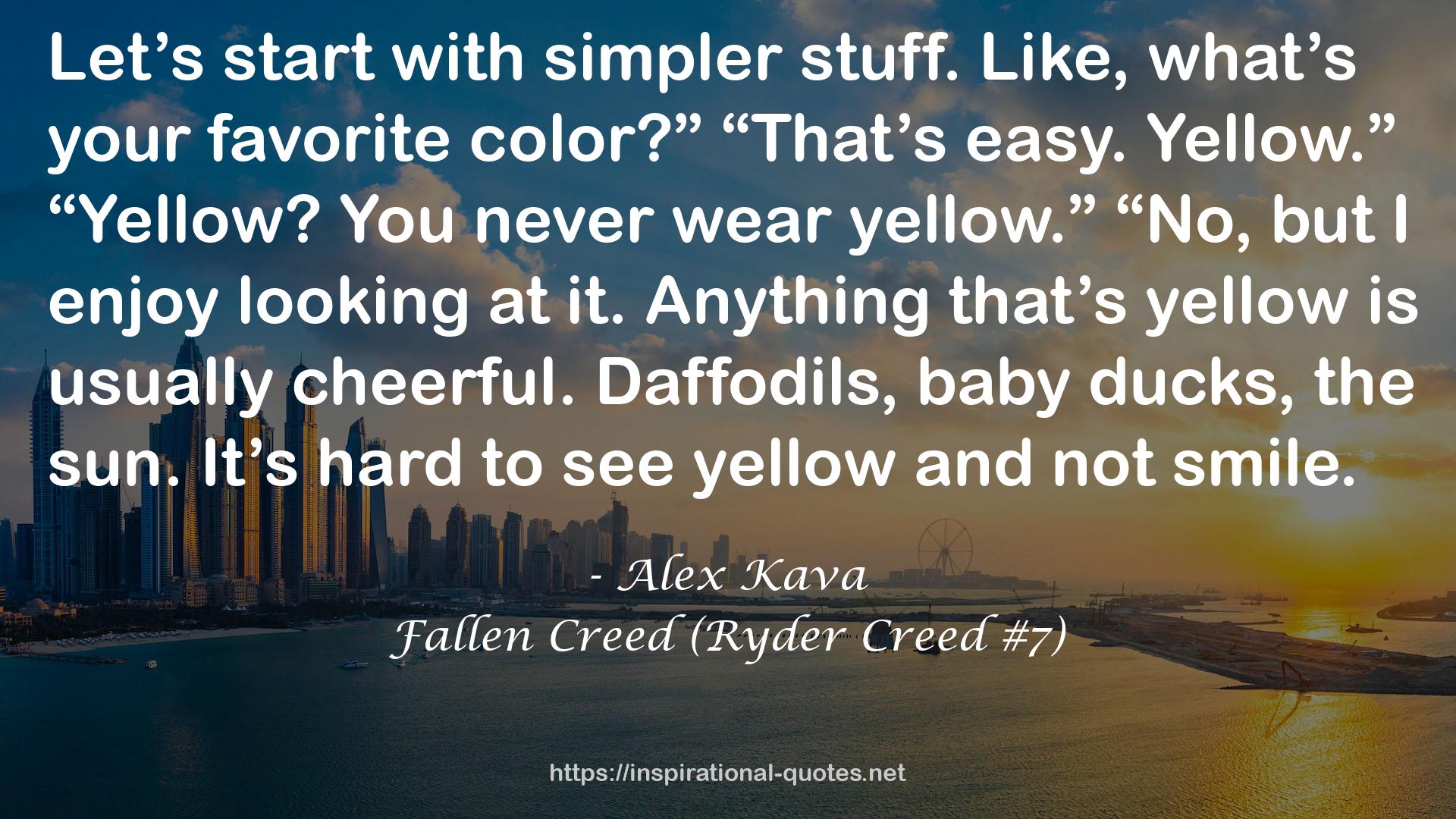 Fallen Creed (Ryder Creed #7) QUOTES