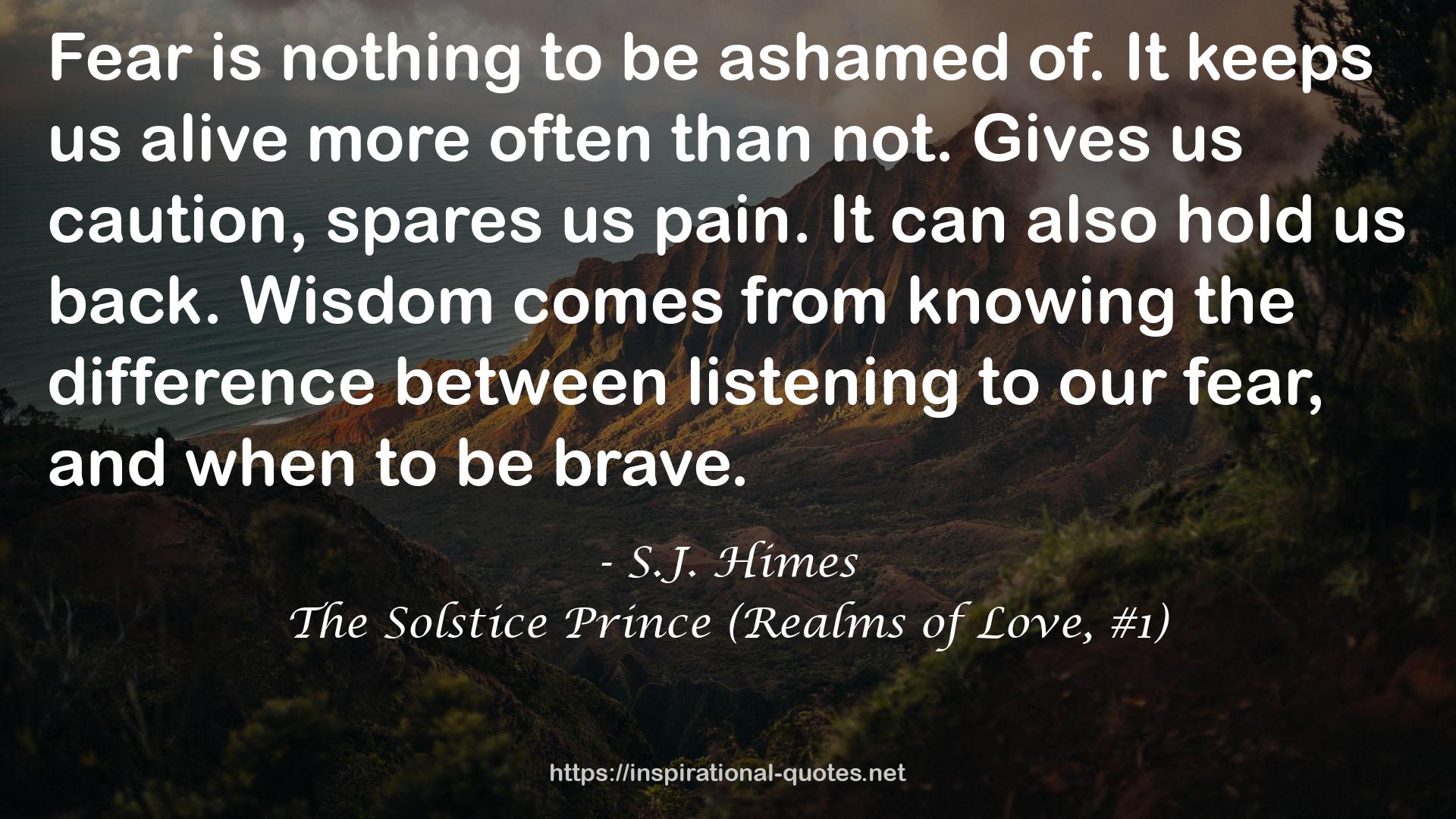 The Solstice Prince (Realms of Love, #1) QUOTES