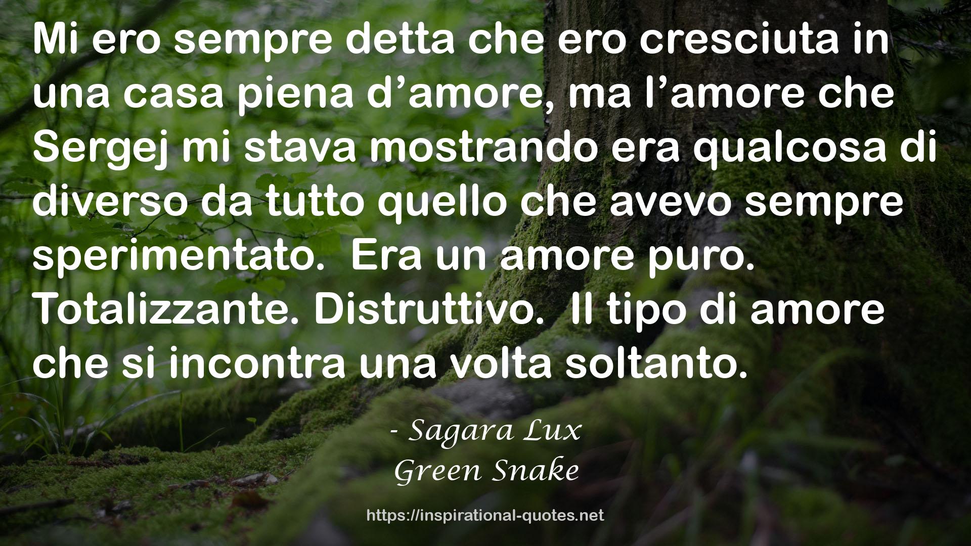 Green Snake QUOTES