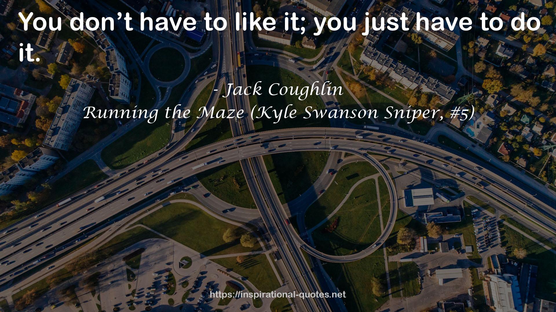 Running the Maze (Kyle Swanson Sniper, #5) QUOTES
