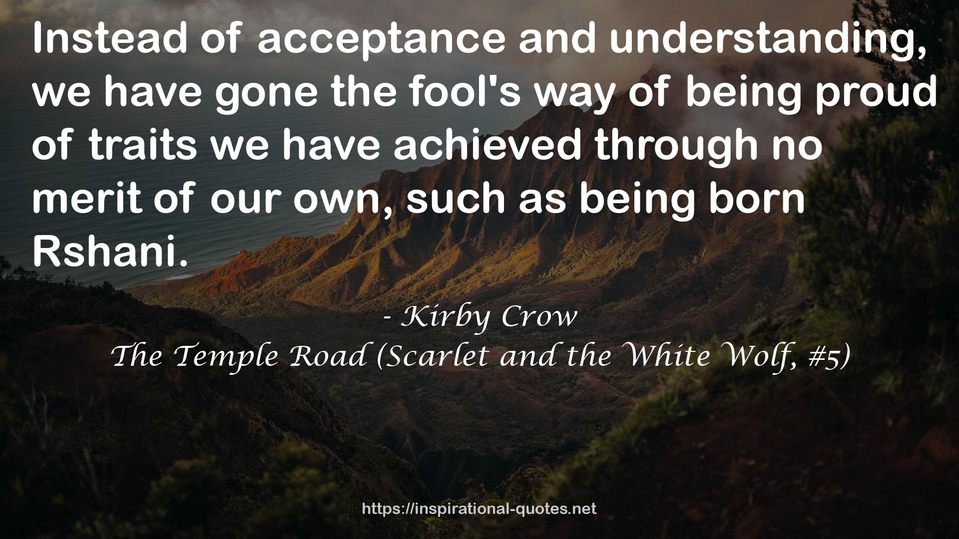 The Temple Road (Scarlet and the White Wolf, #5) QUOTES