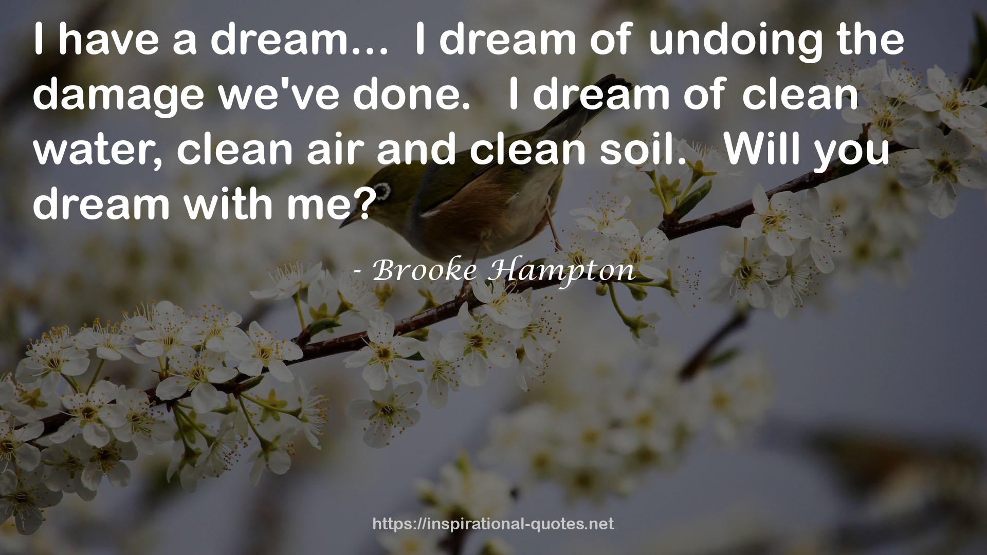 Brooke Hampton QUOTES