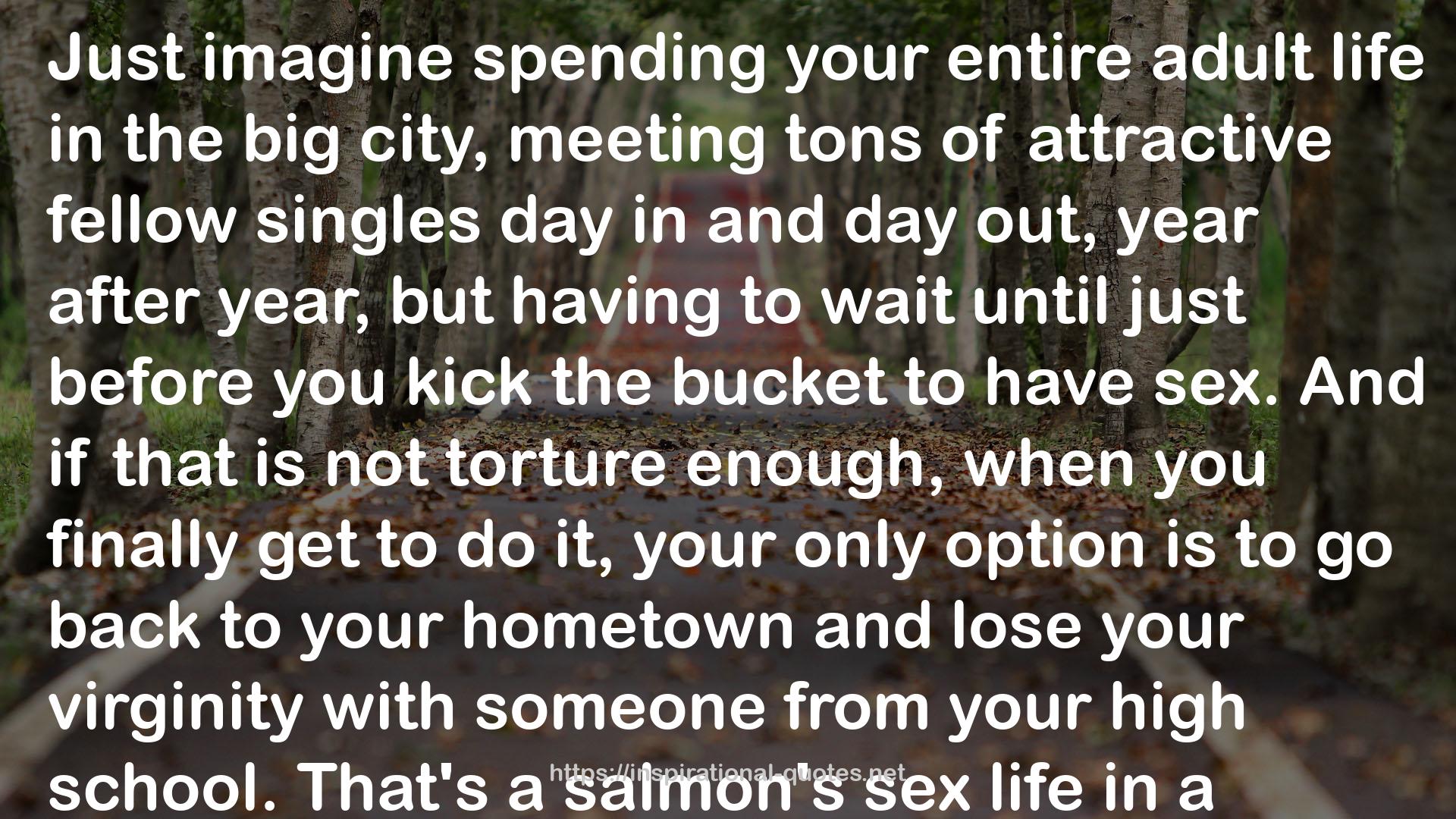 your hometown  QUOTES