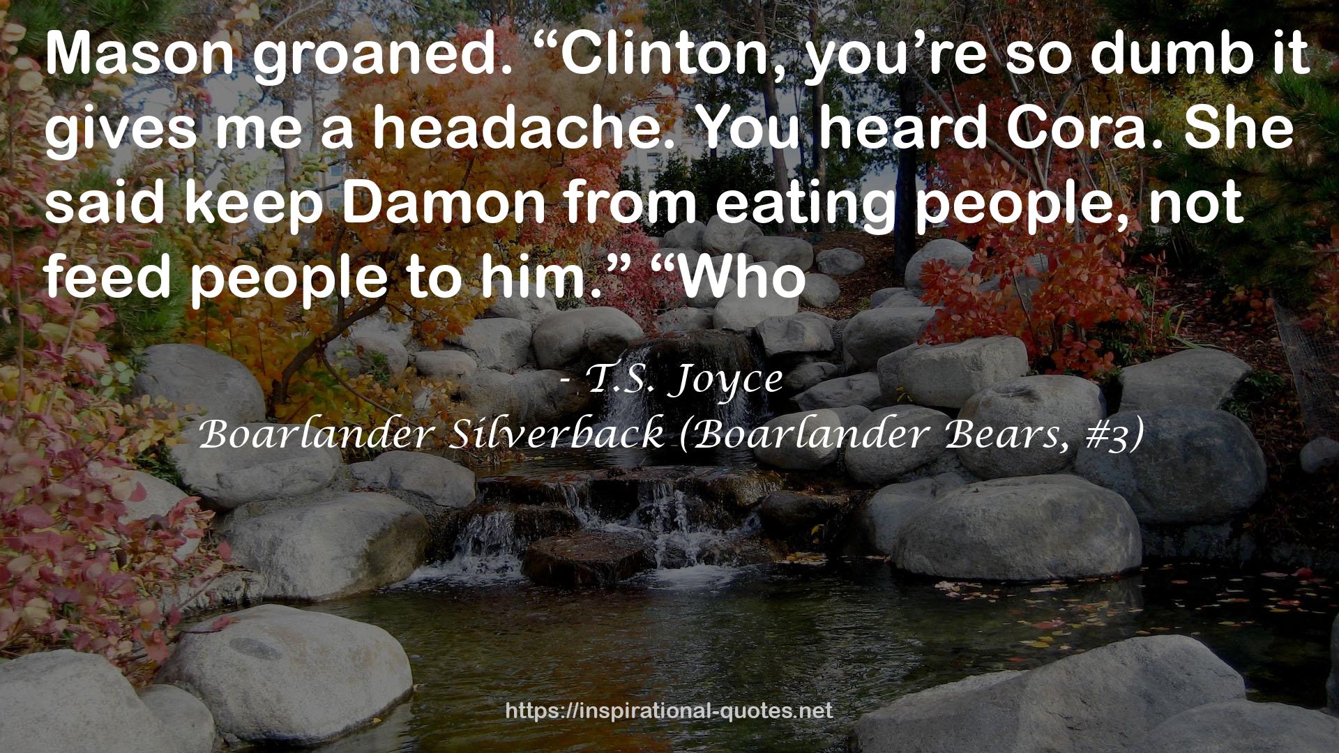 Boarlander Silverback (Boarlander Bears, #3) QUOTES