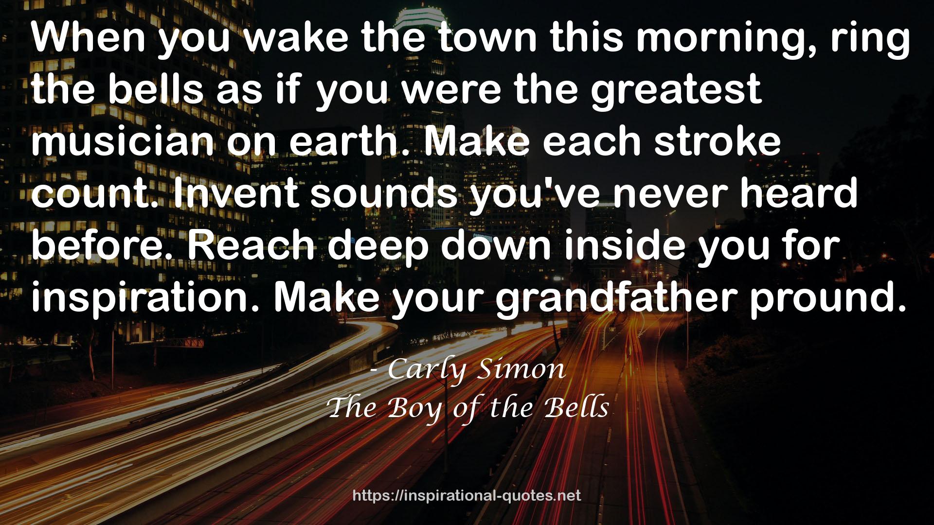 The Boy of the Bells QUOTES