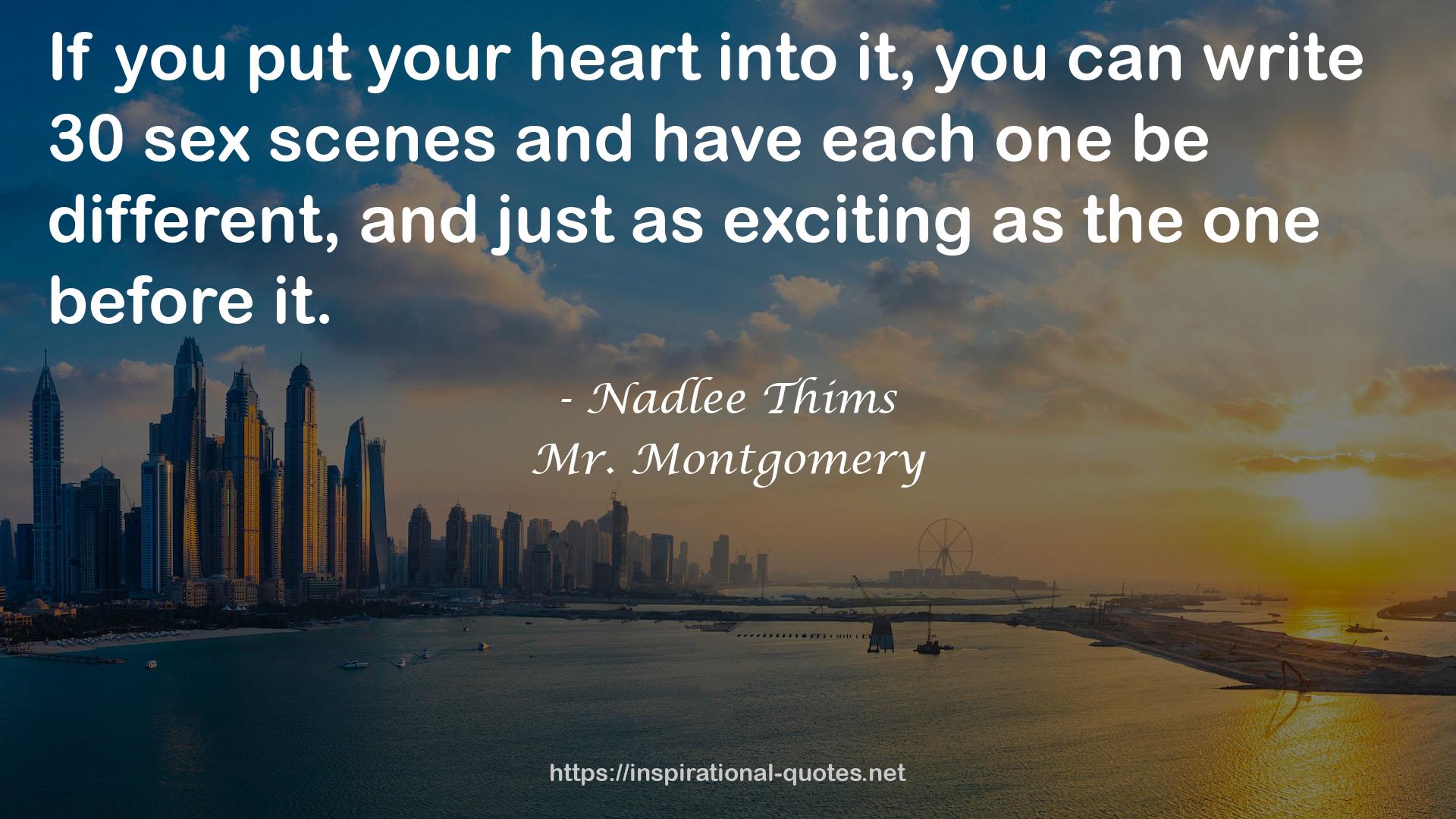 Nadlee Thims QUOTES