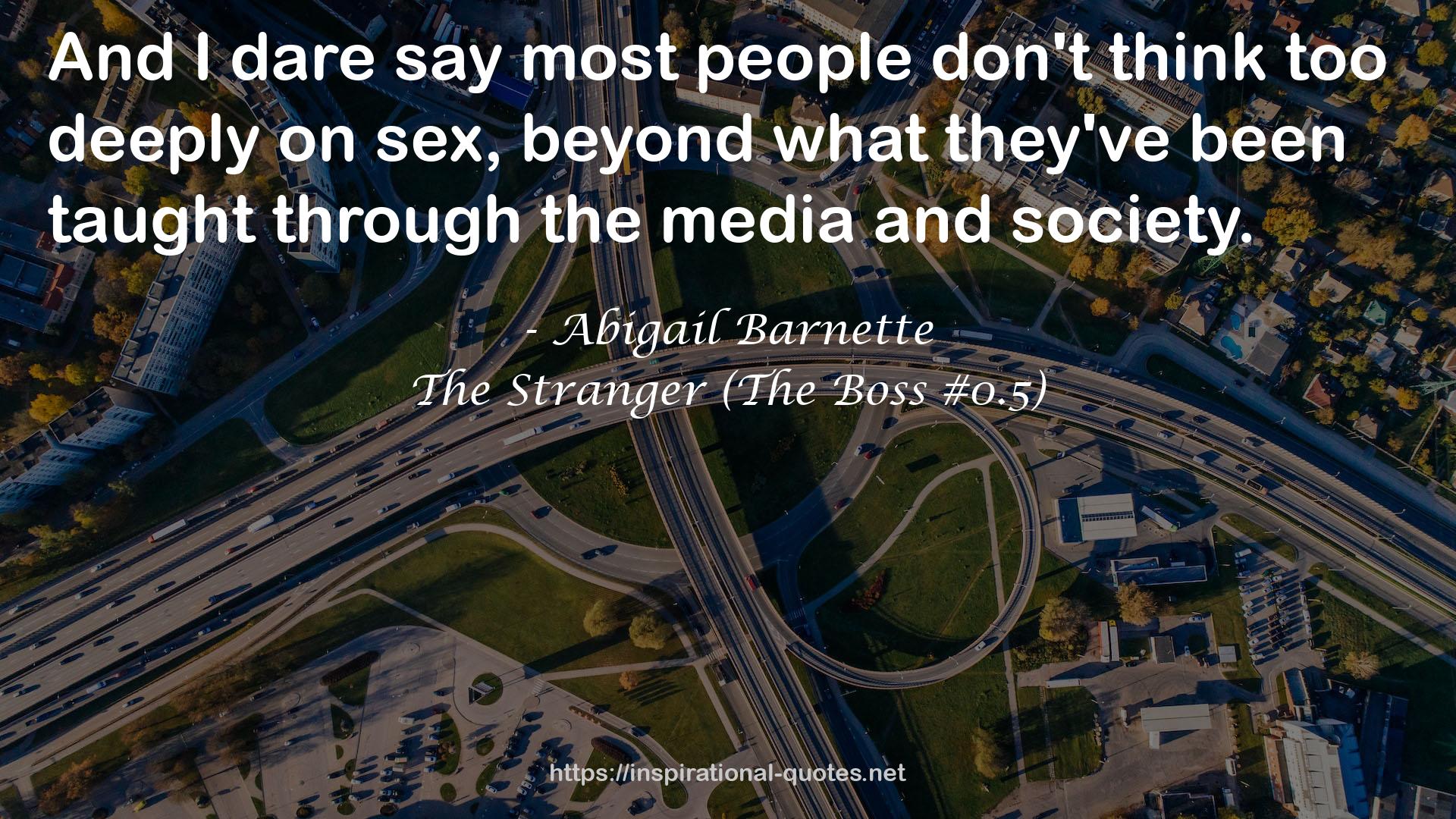 The Stranger (The Boss #0.5) QUOTES