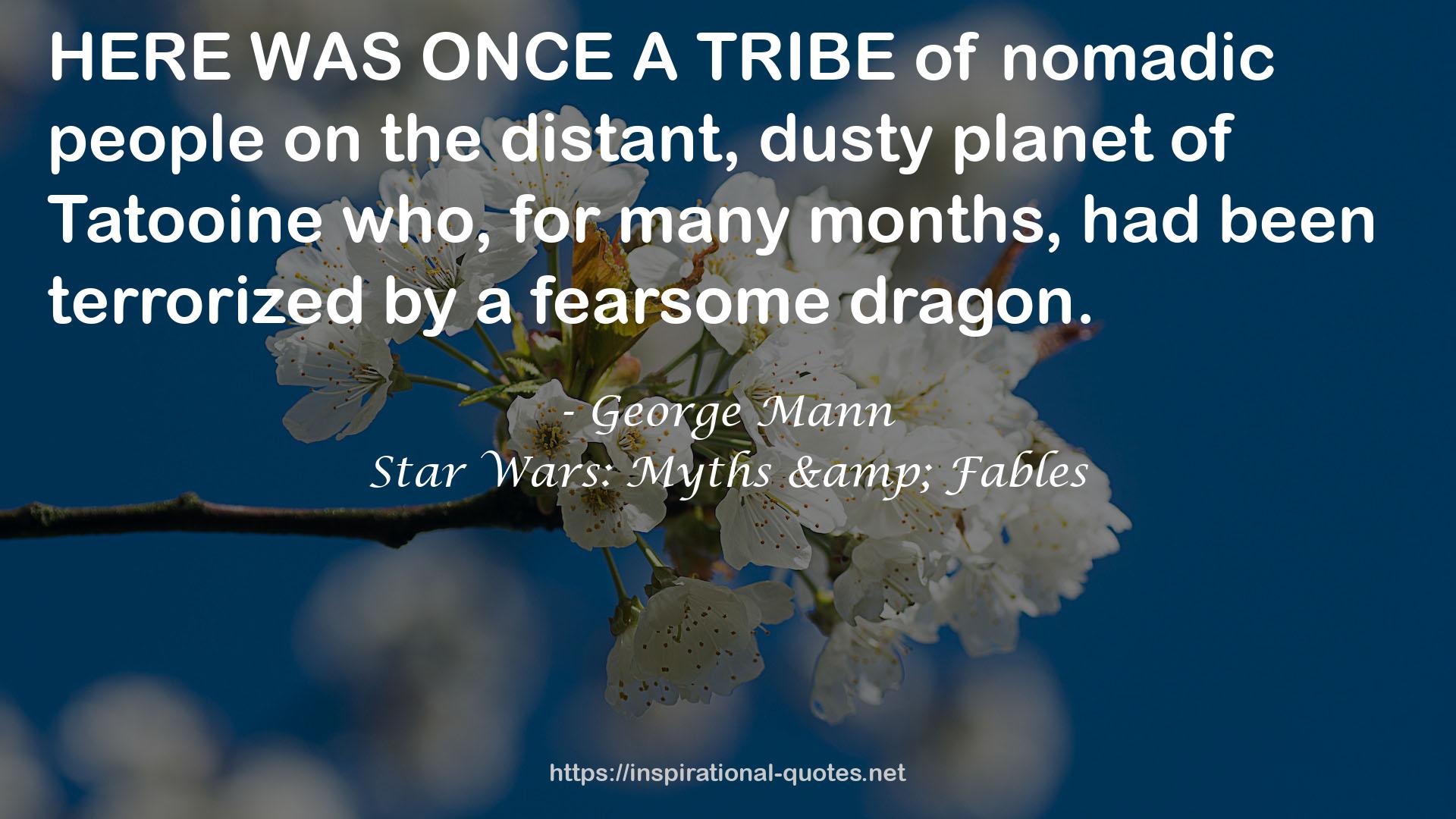 Star Wars: Myths & Fables QUOTES