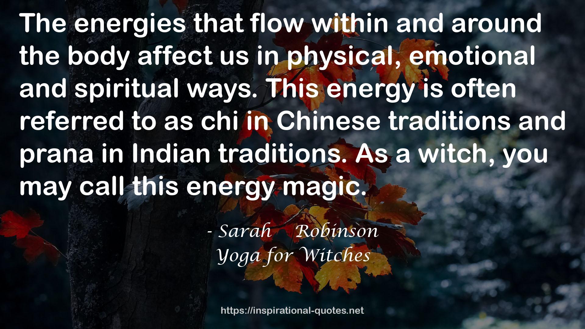 Yoga for Witches QUOTES