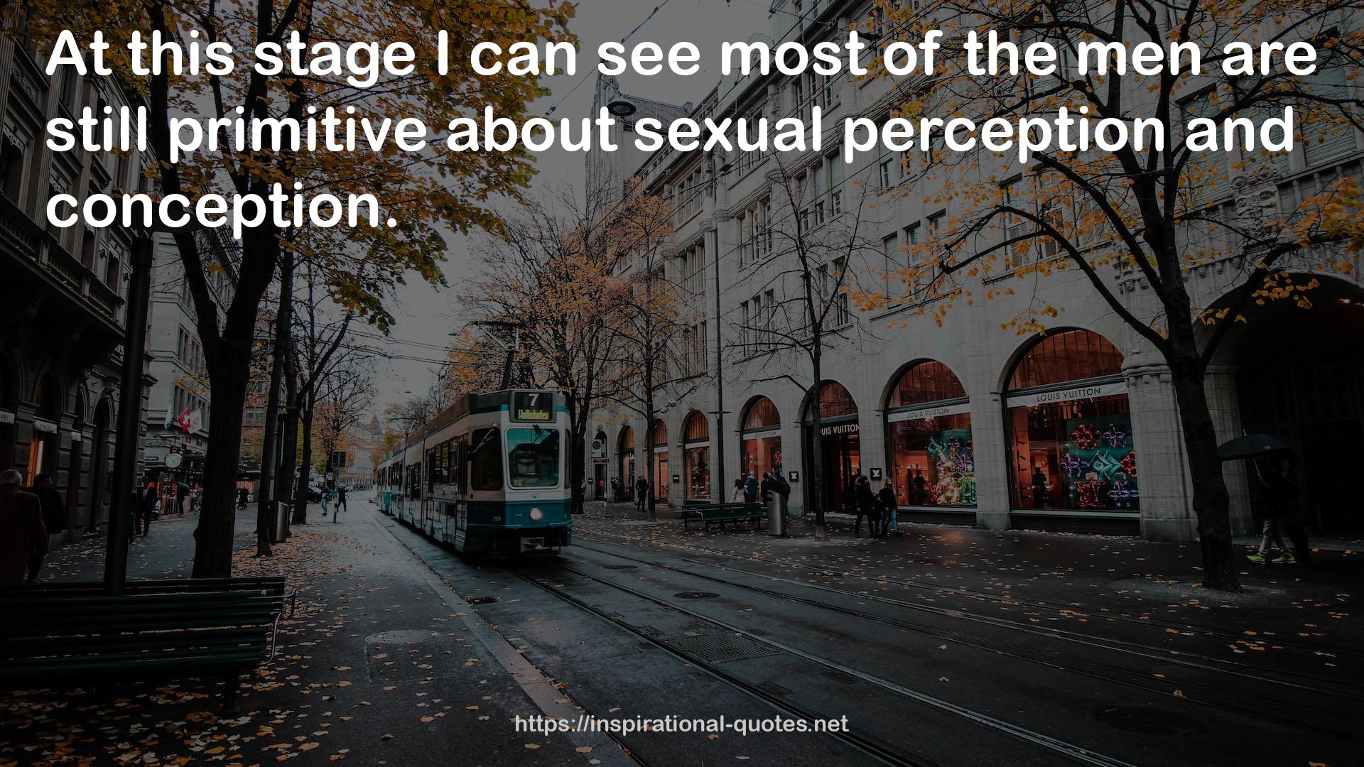 sexual perception  QUOTES