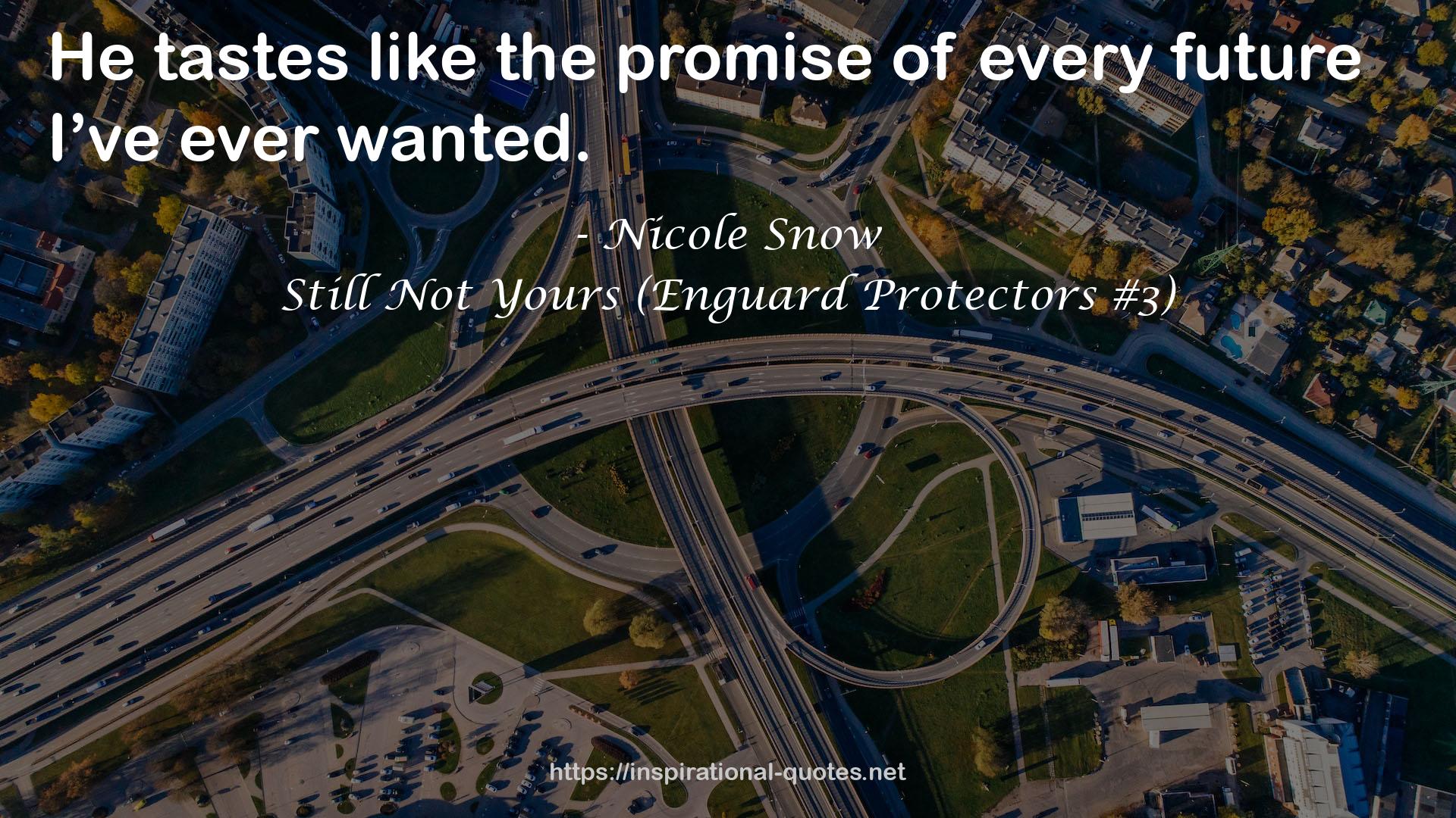 Still Not Yours (Enguard Protectors #3) QUOTES