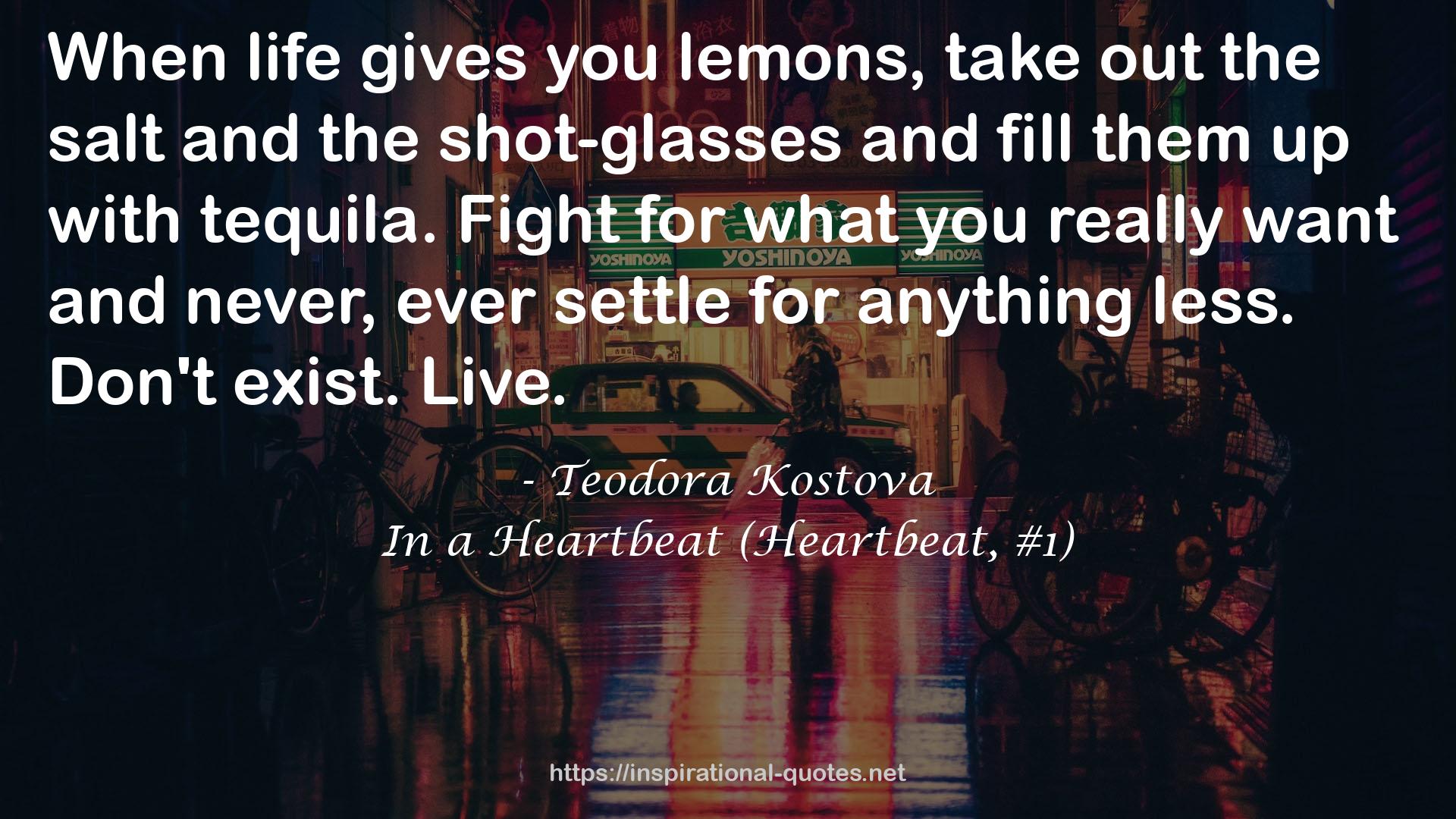 In a Heartbeat (Heartbeat, #1) QUOTES