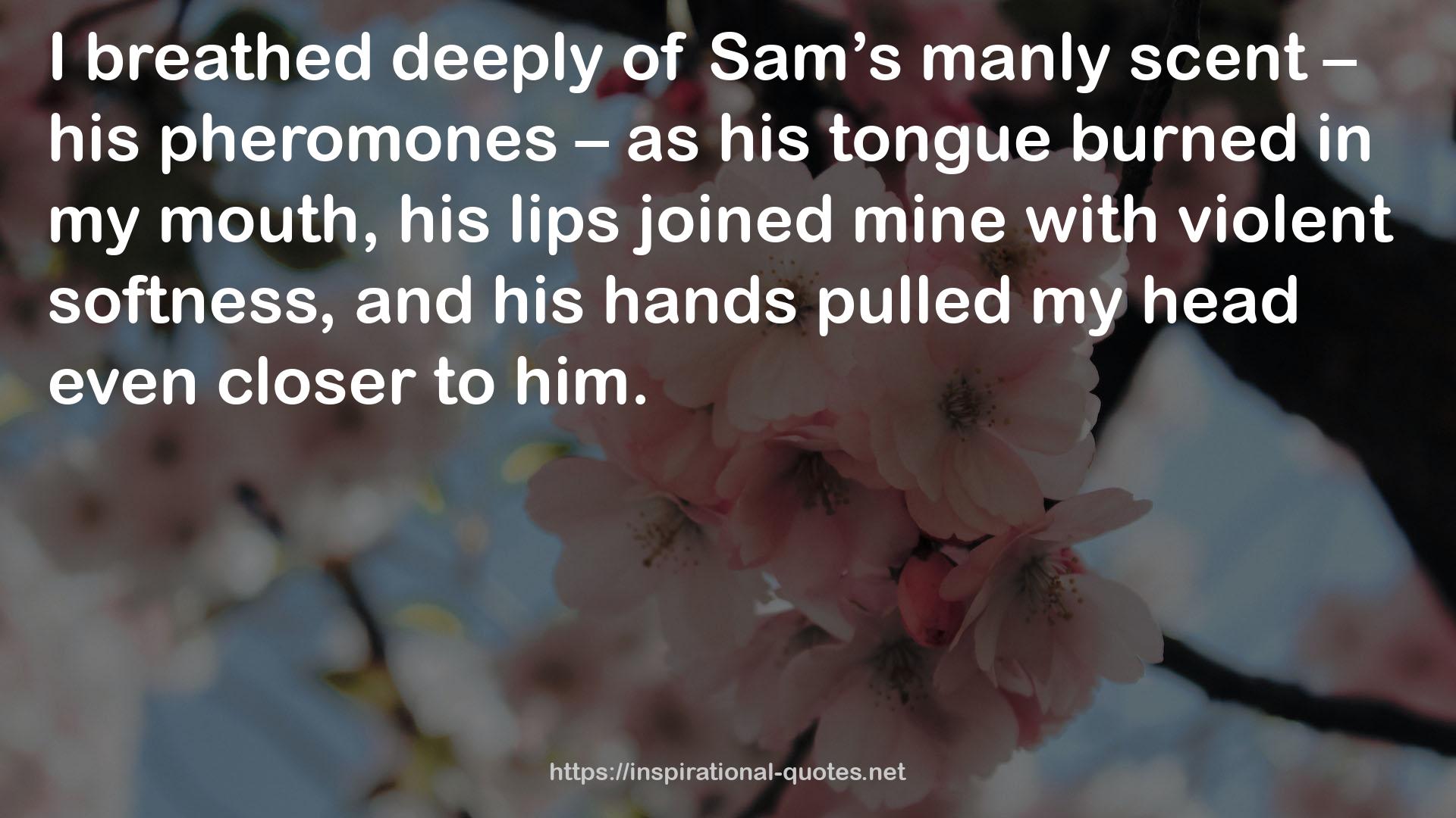 his pheromones  QUOTES