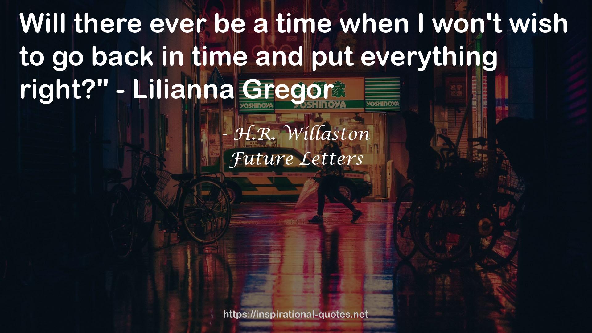 Future Letters QUOTES