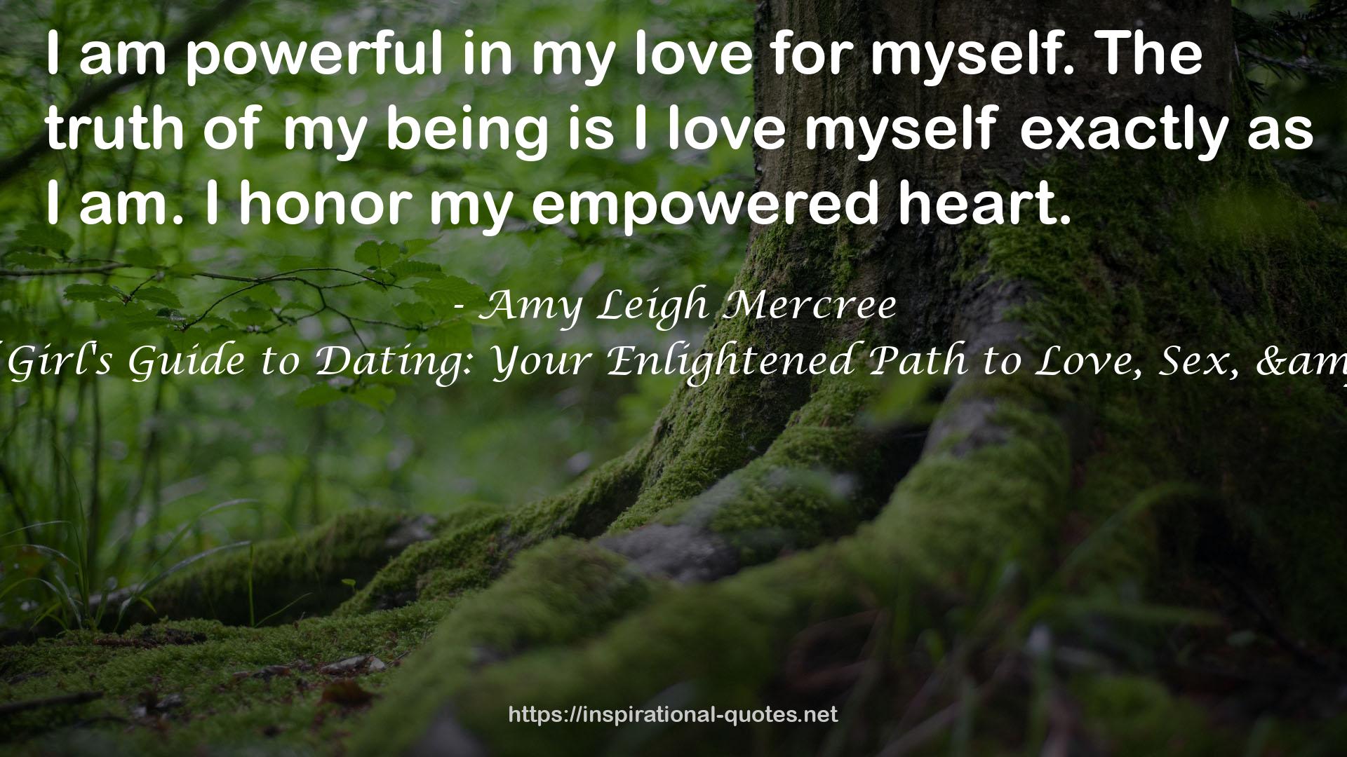 Amy Leigh Mercree QUOTES