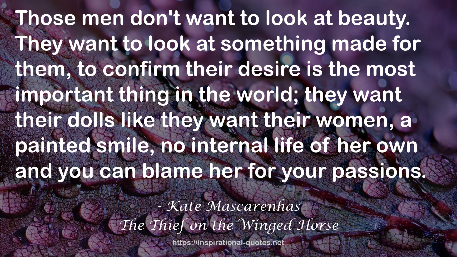 The Thief on the Winged Horse QUOTES