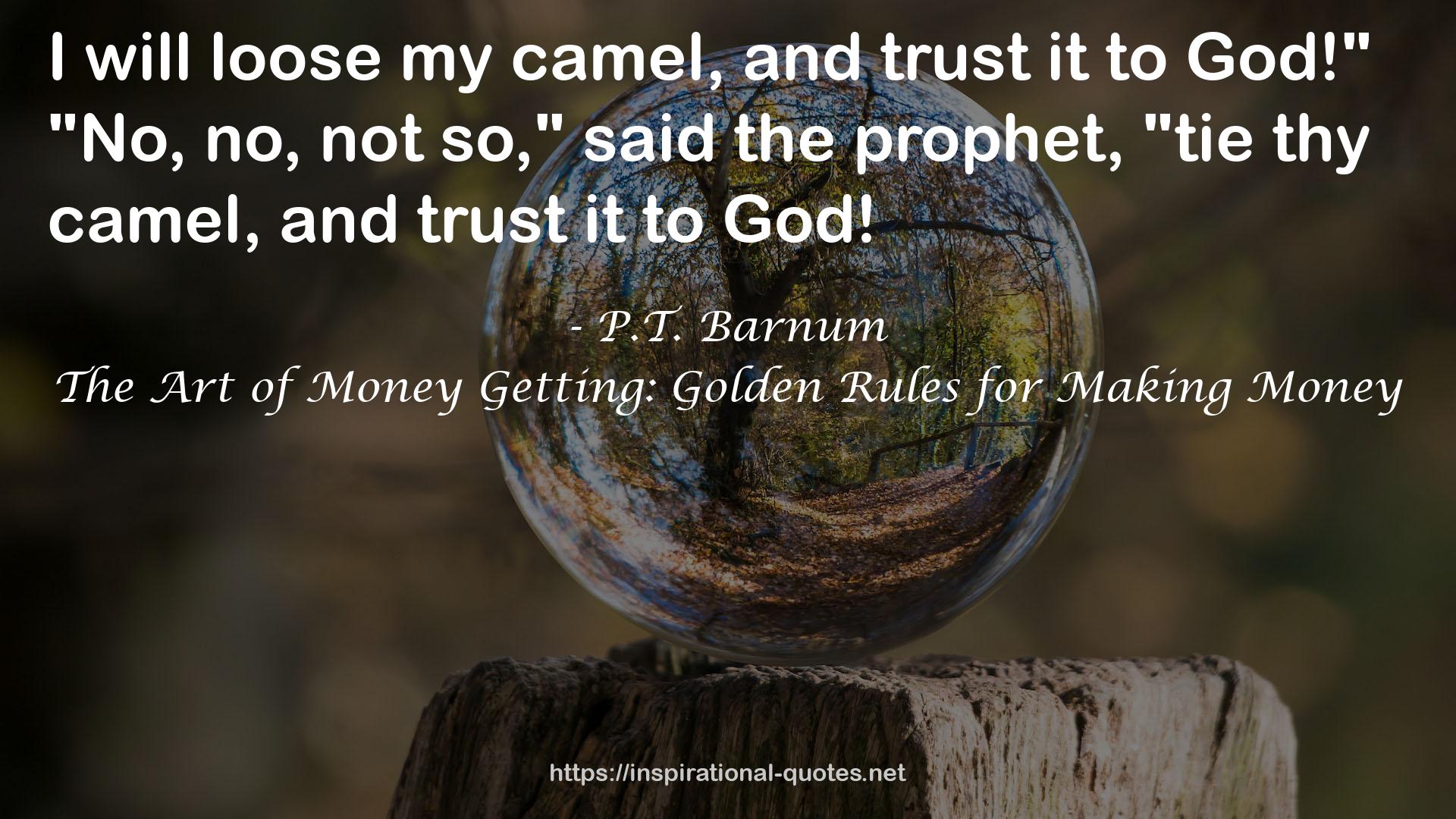 P.T. Barnum QUOTES