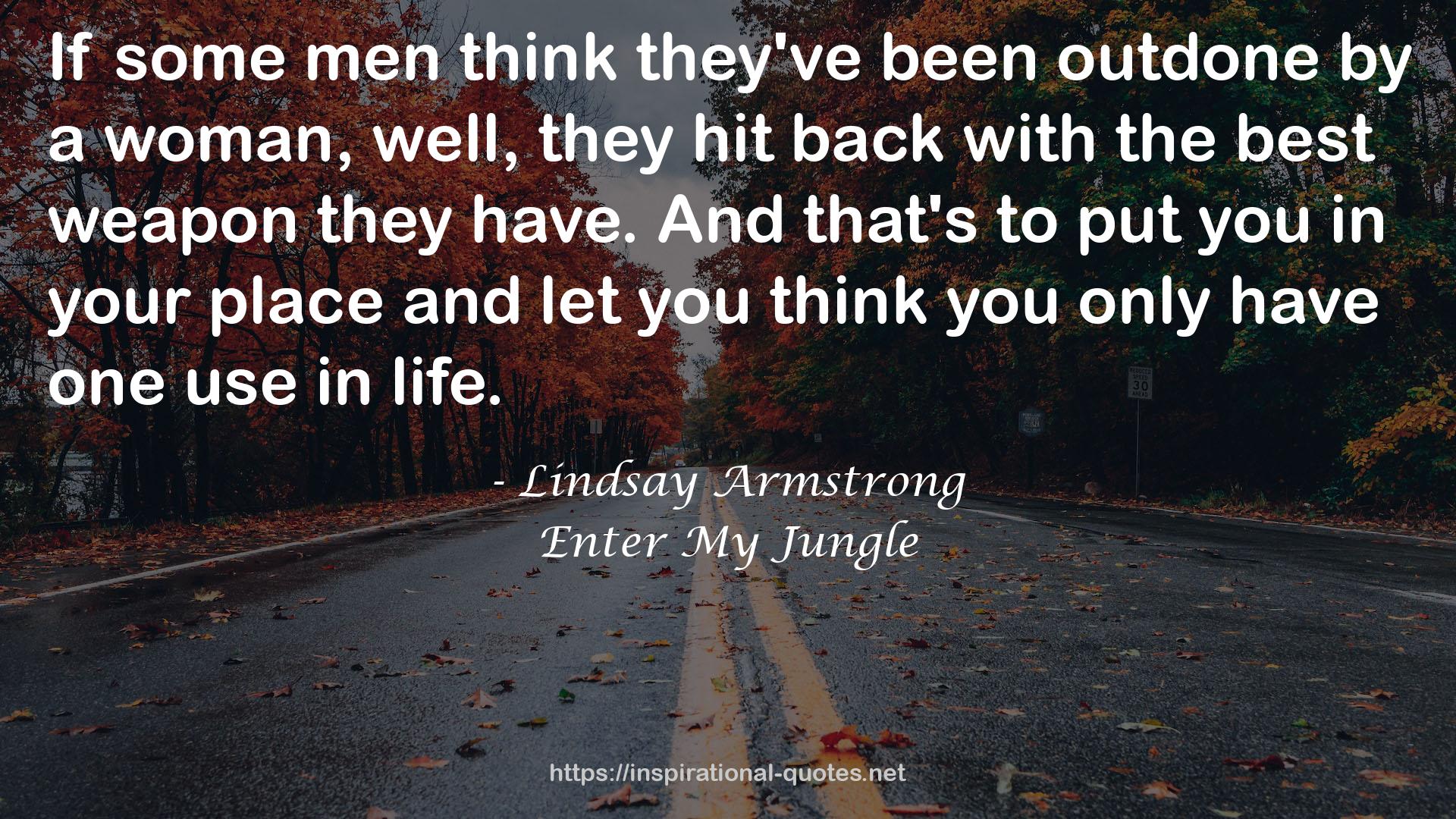 Lindsay Armstrong QUOTES