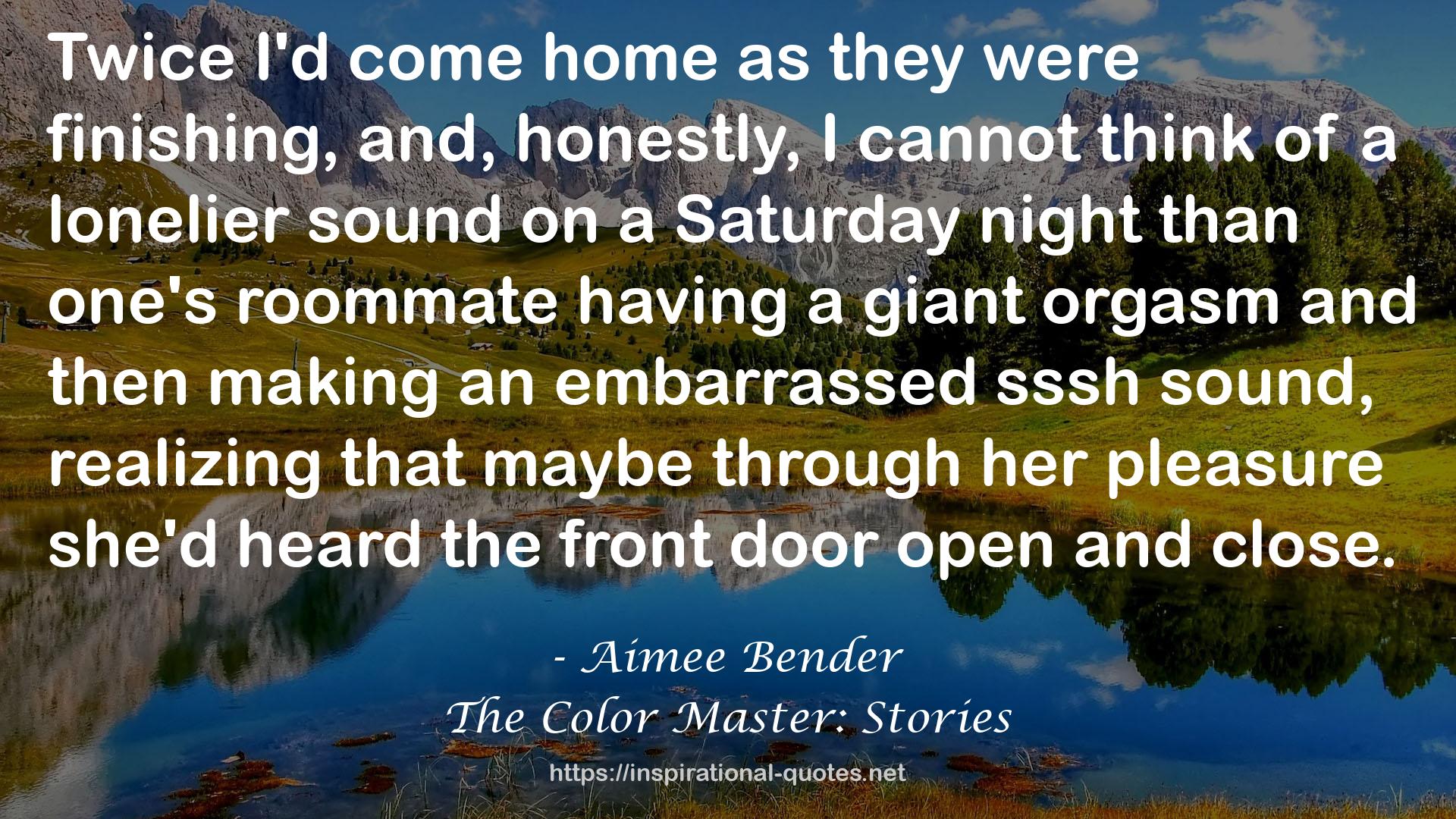 The Color Master: Stories QUOTES