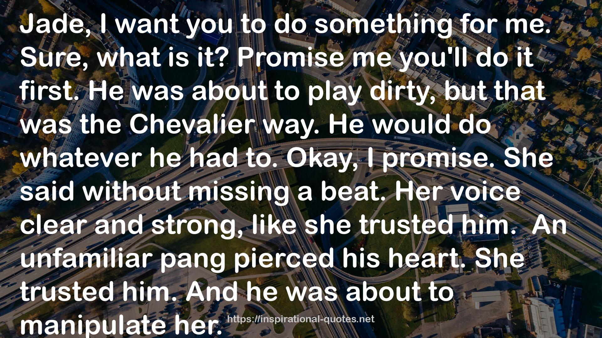 Forever Jade (Chevalier Men #4) QUOTES