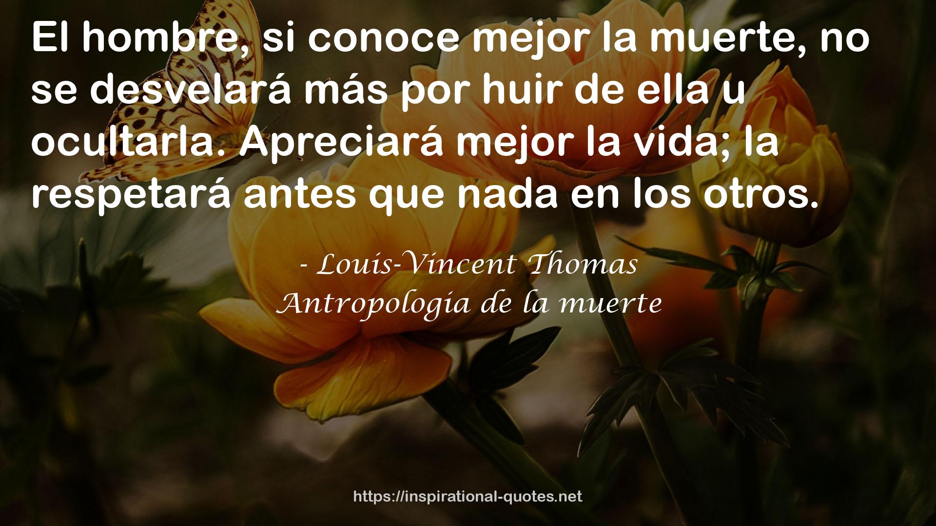 Louis-Vincent Thomas QUOTES