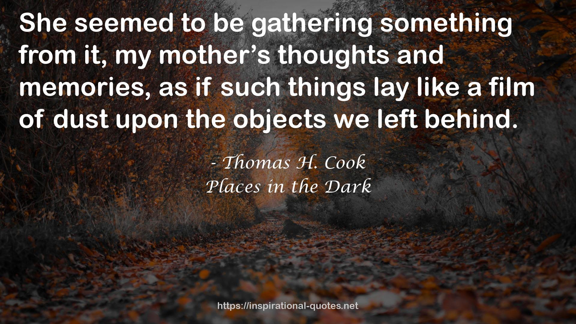 Places in the Dark QUOTES