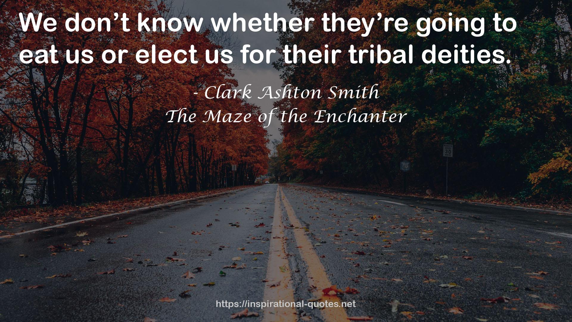 The Maze of the Enchanter QUOTES