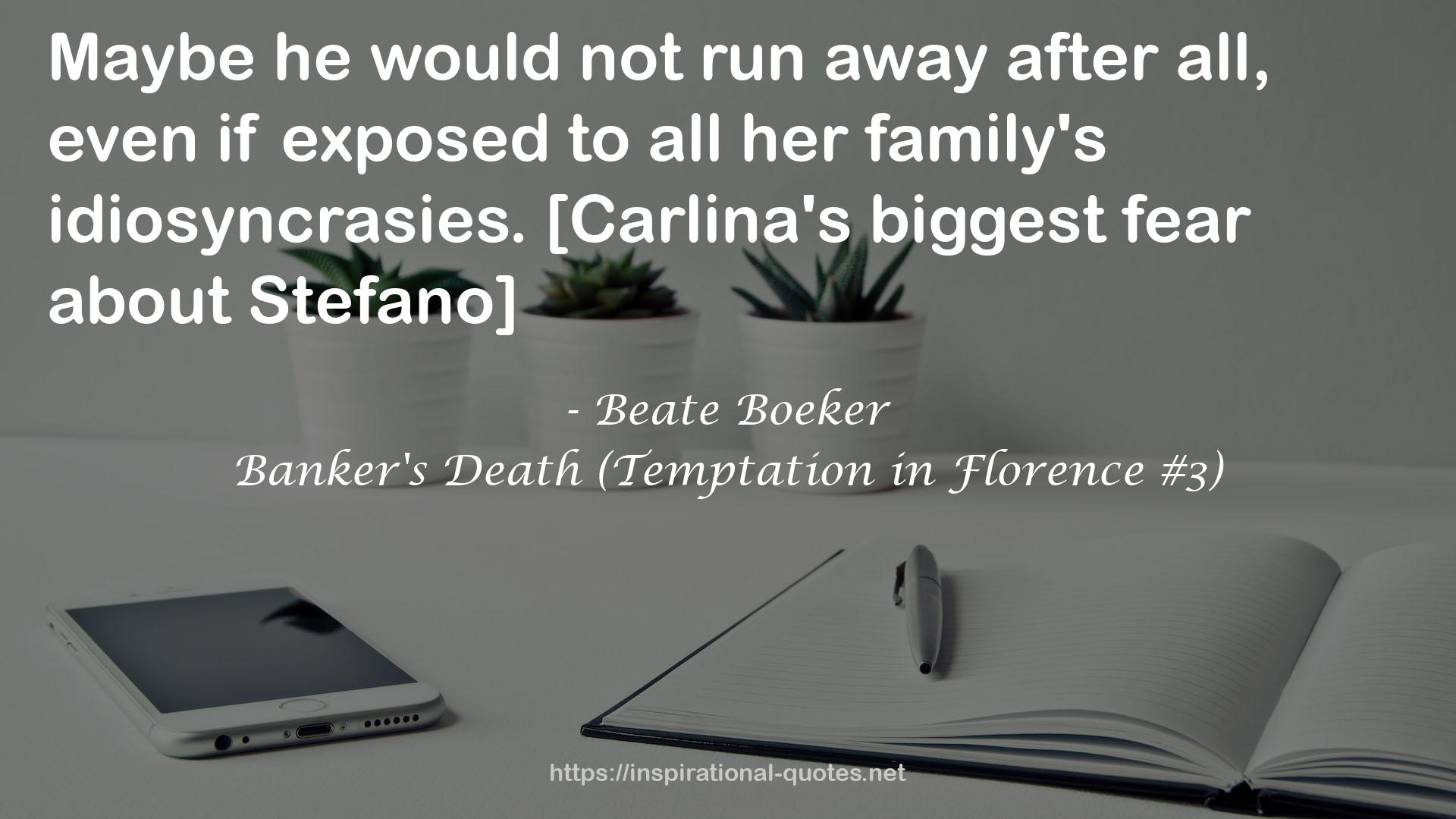 Banker's Death (Temptation in Florence #3) QUOTES