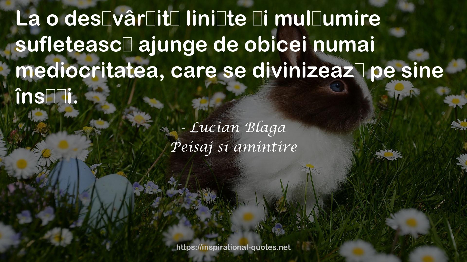 Peisaj si amintire QUOTES