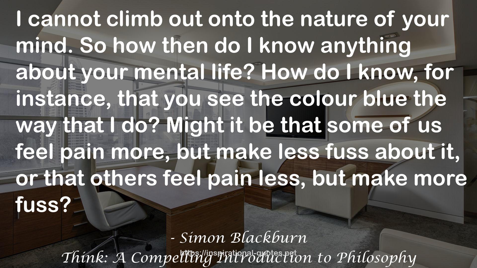 Simon Blackburn QUOTES