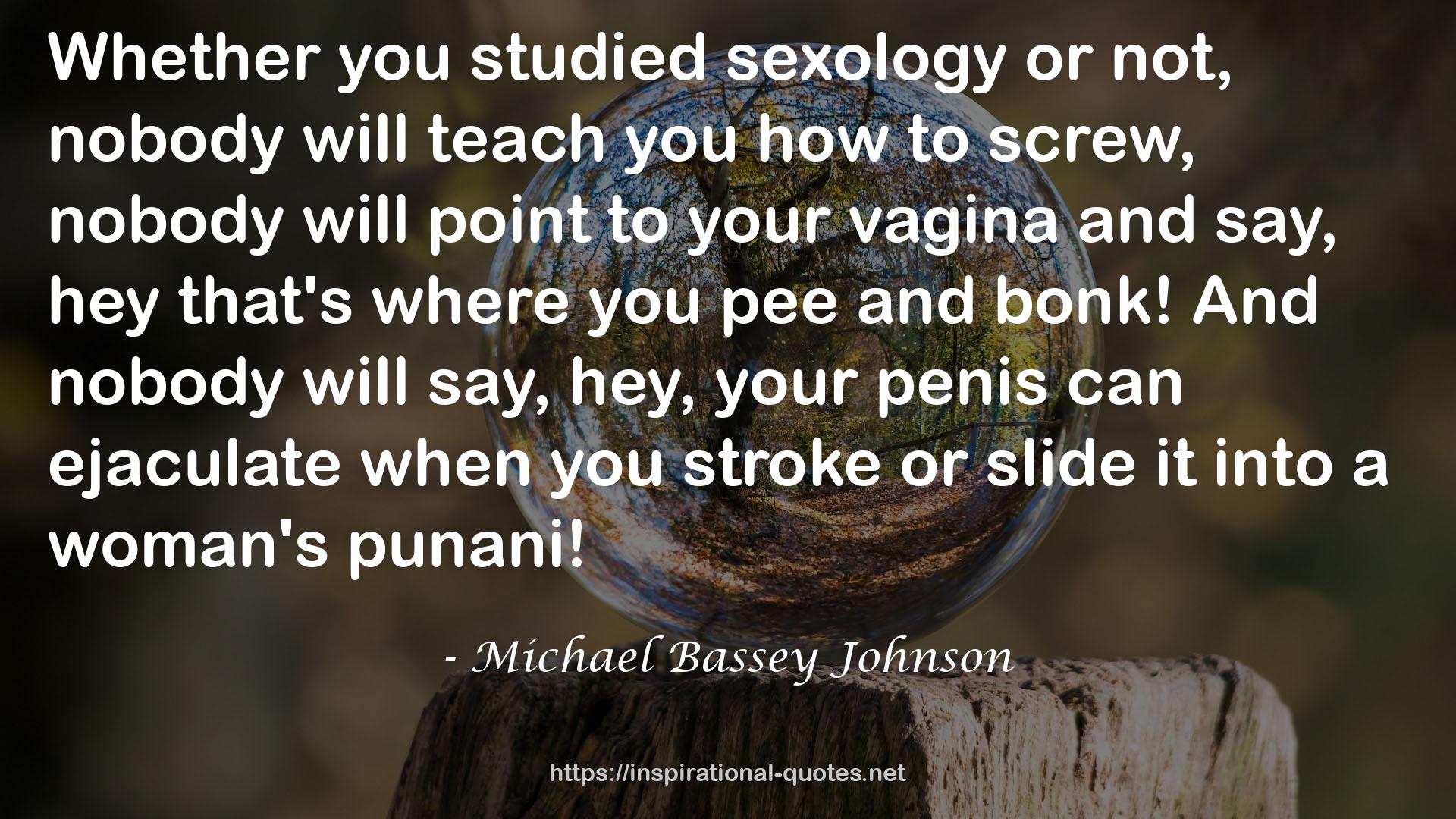 sexology  QUOTES