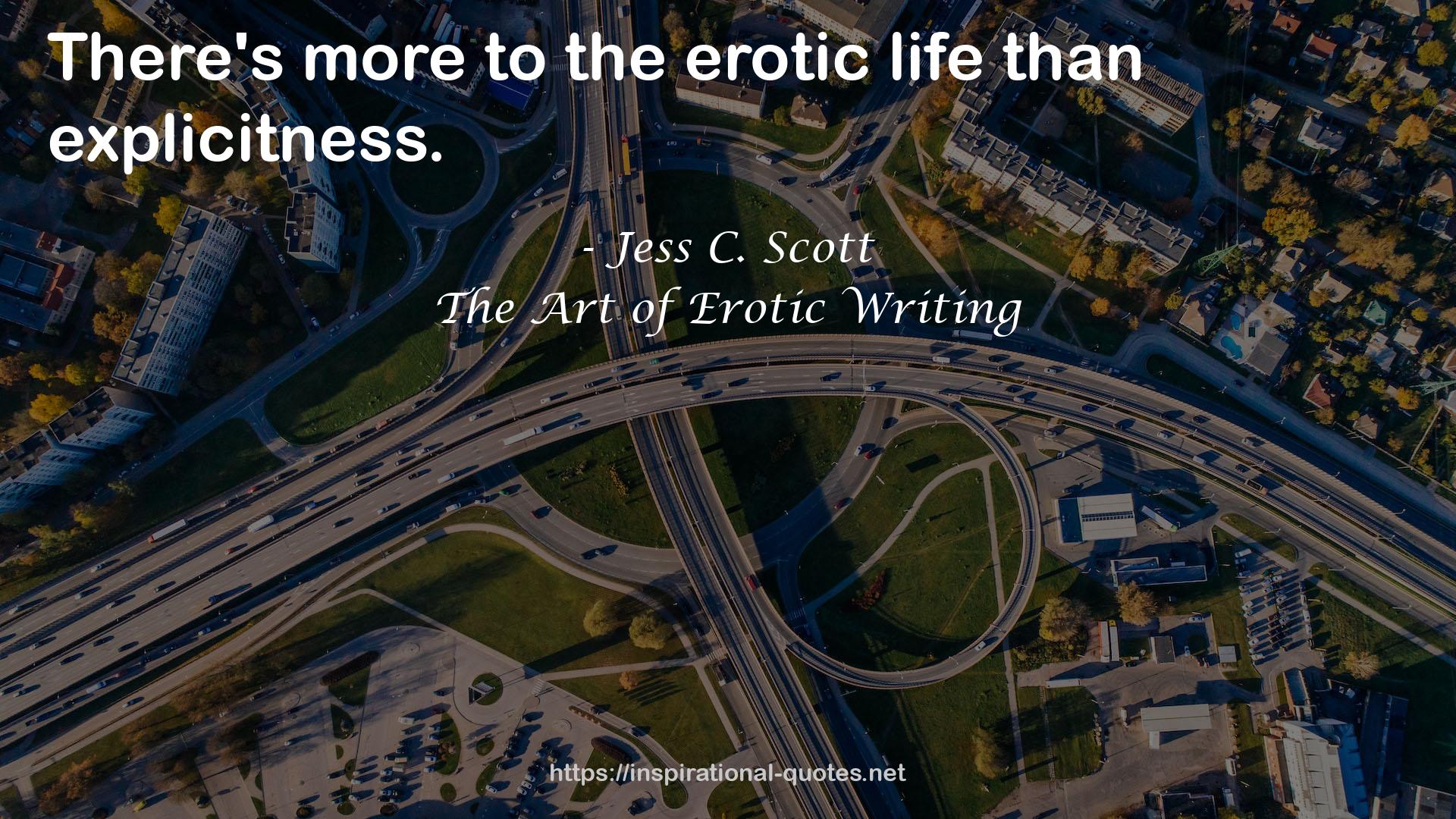 The Art of Erotic Writing QUOTES