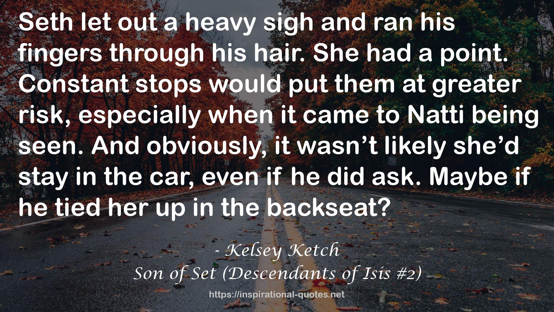 Son of Set (Descendants of Isis #2) QUOTES