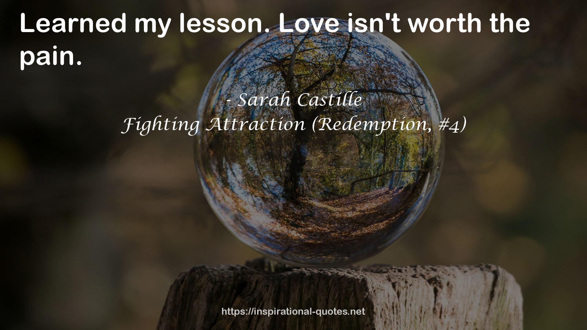 Fighting Attraction (Redemption, #4) QUOTES