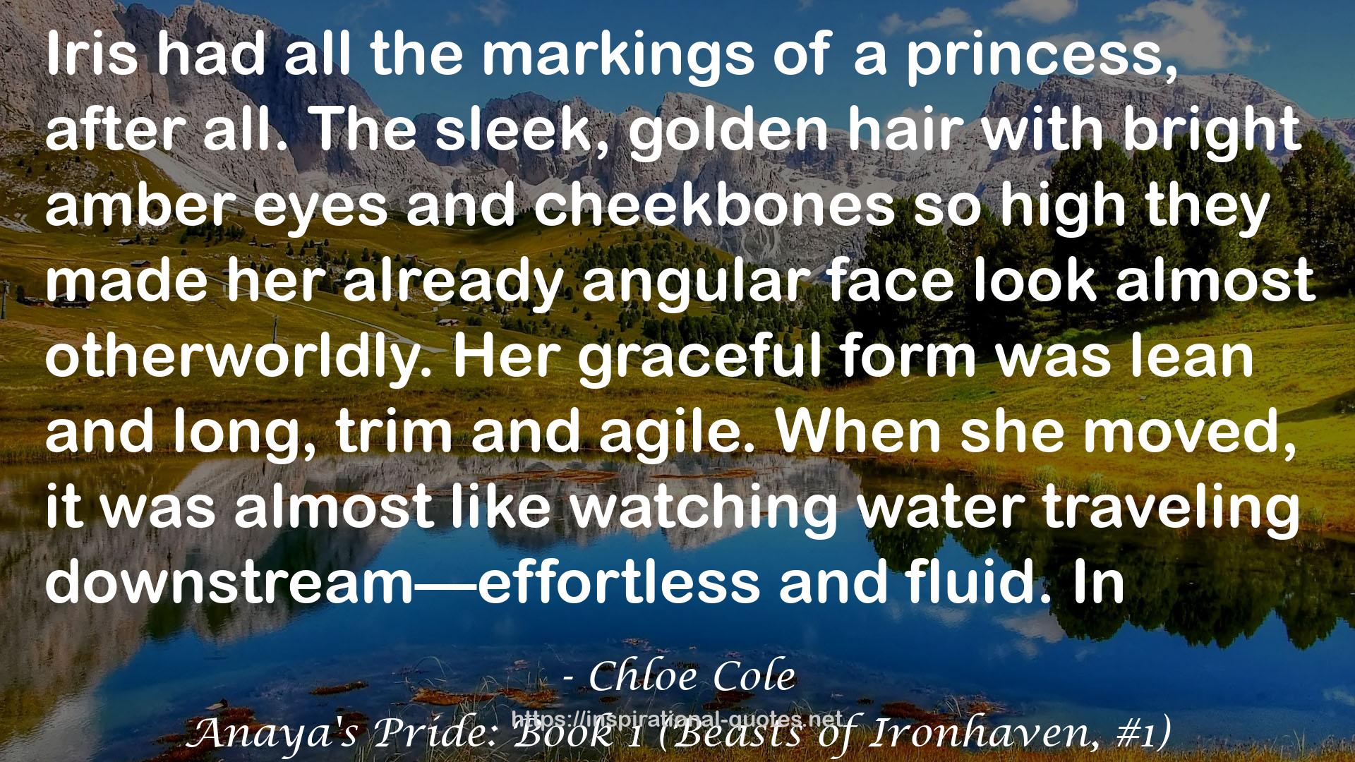 Anaya's Pride: Book 1 (Beasts of Ironhaven, #1) QUOTES