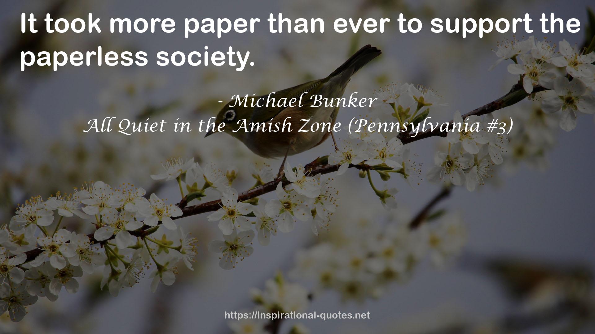 All Quiet in the Amish Zone (Pennsylvania #3) QUOTES