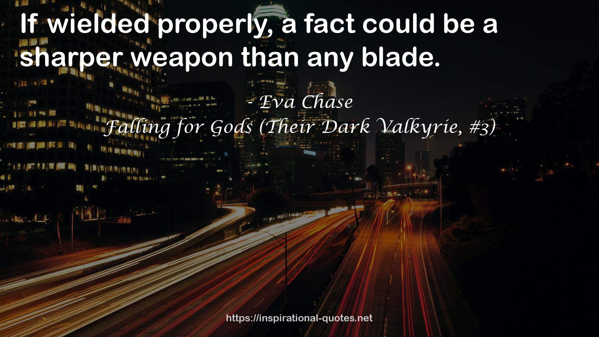 Falling for Gods (Their Dark Valkyrie, #3) QUOTES
