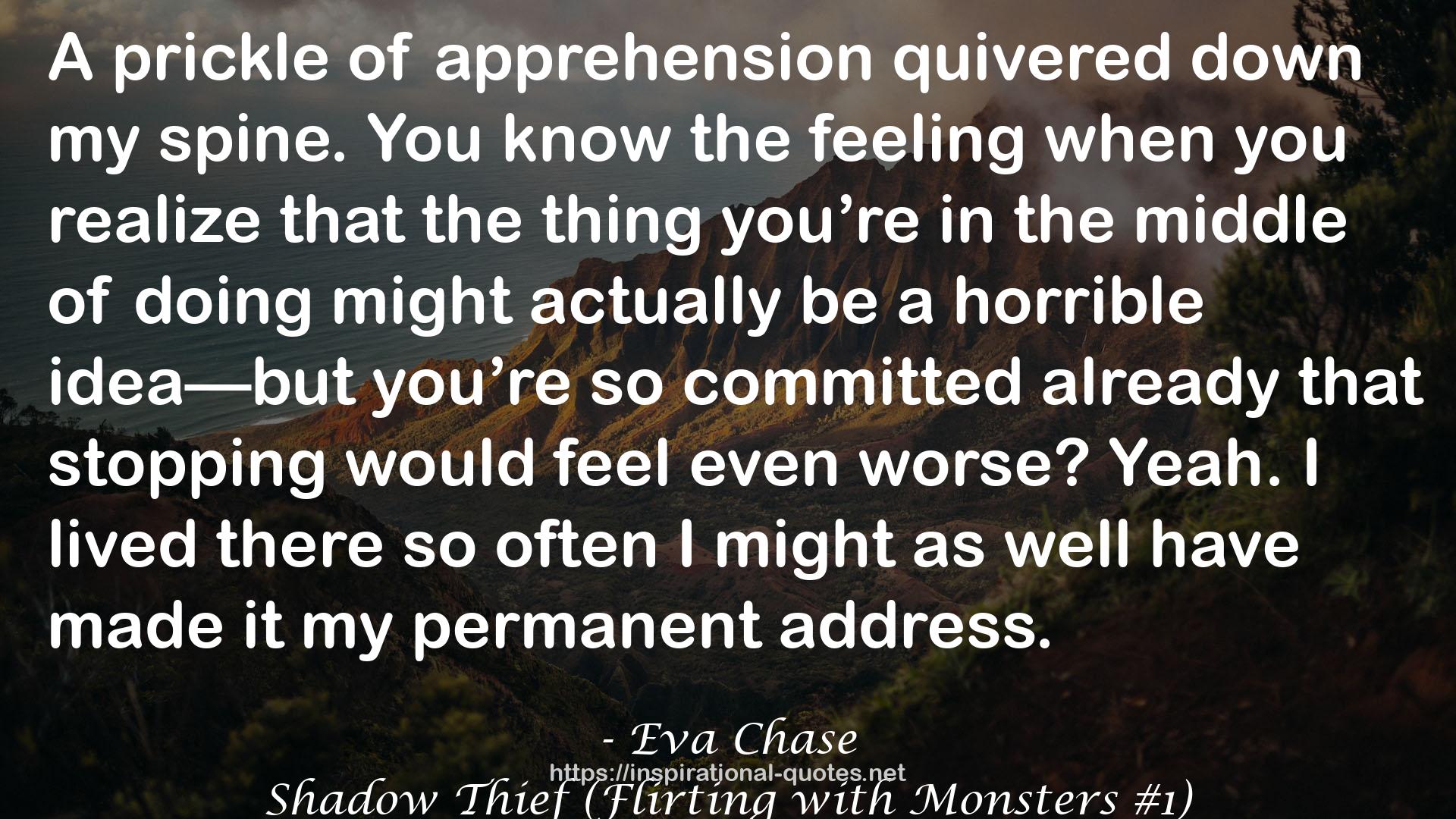 Shadow Thief (Flirting with Monsters #1) QUOTES