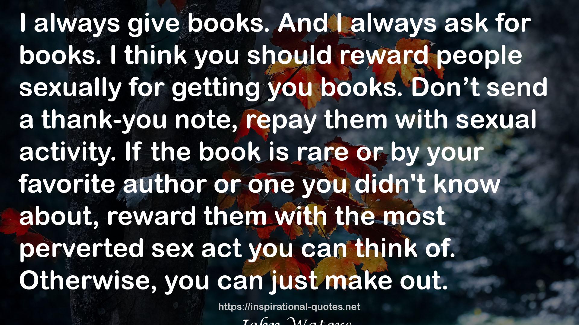 your favorite author  QUOTES