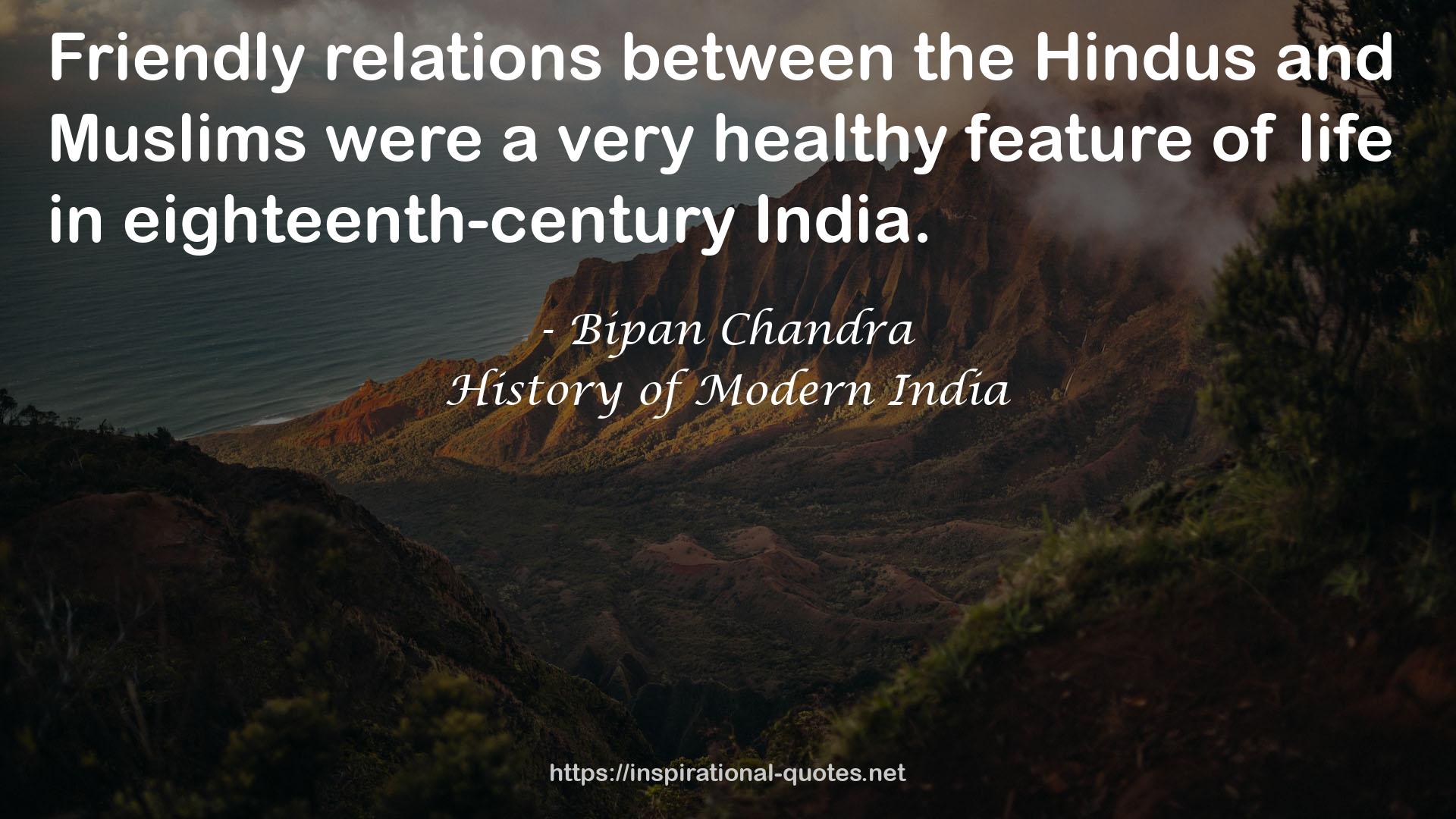 History of Modern India QUOTES