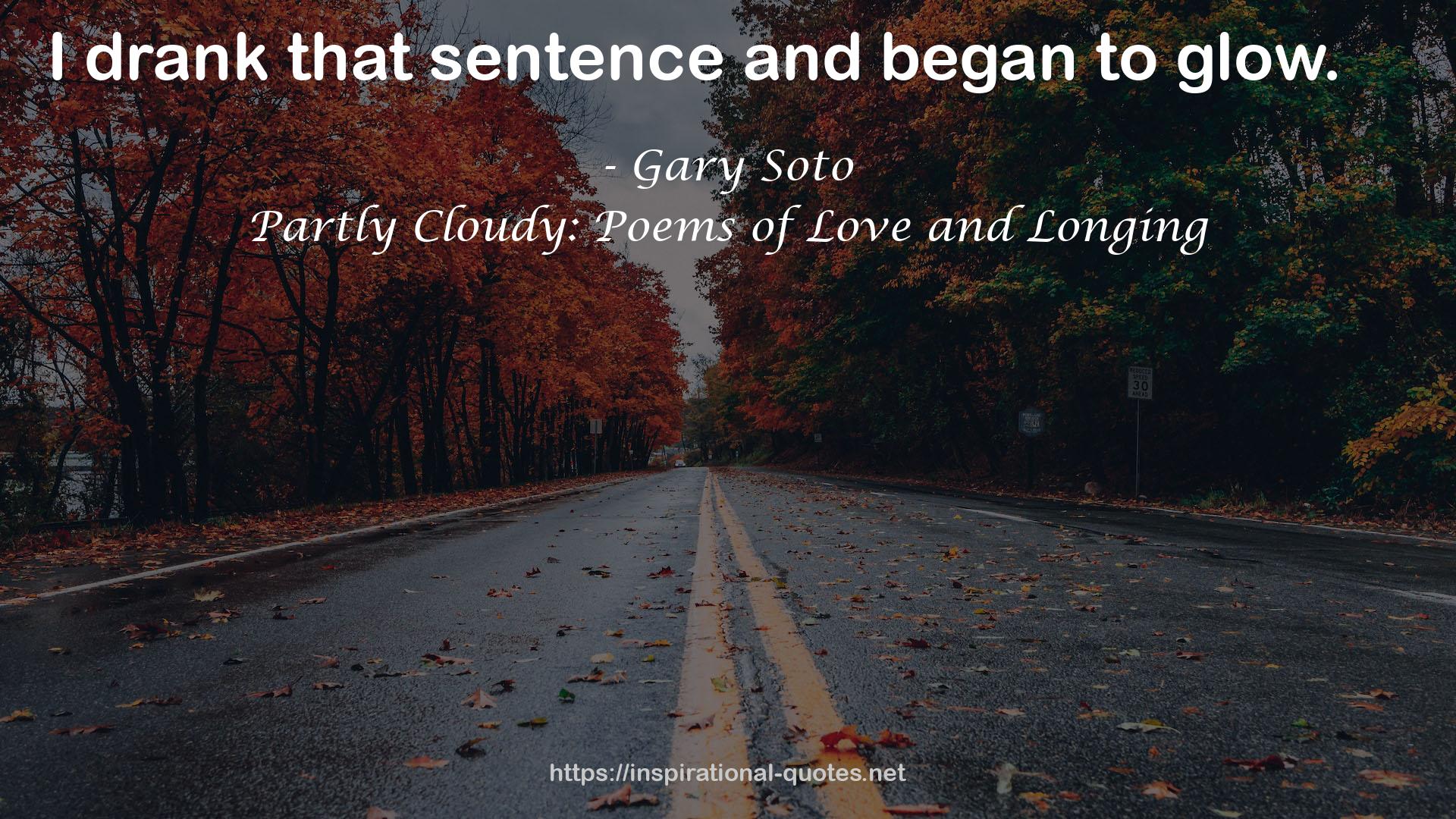 Partly Cloudy: Poems of Love and Longing QUOTES