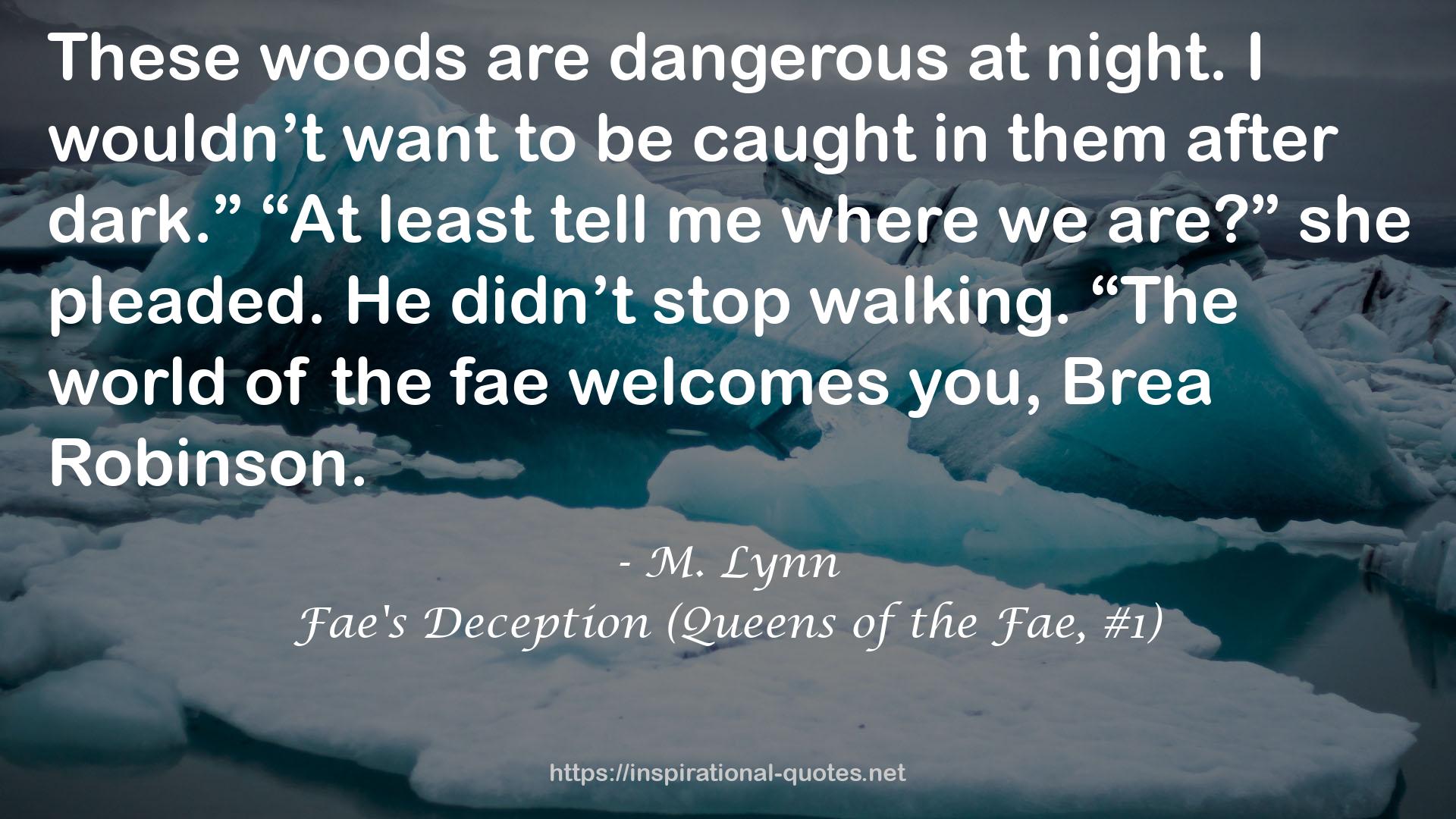 Fae's Deception (Queens of the Fae, #1) QUOTES