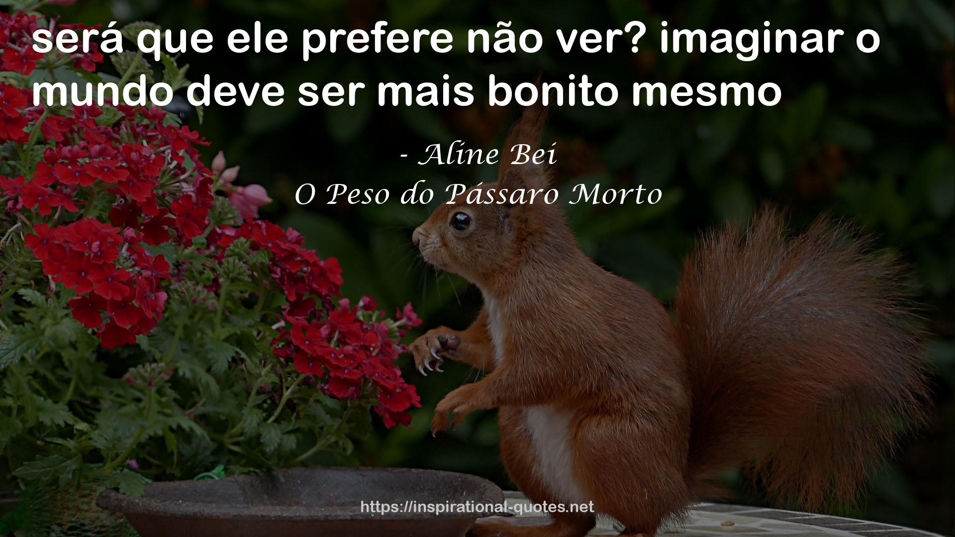 O Peso do Pássaro Morto QUOTES