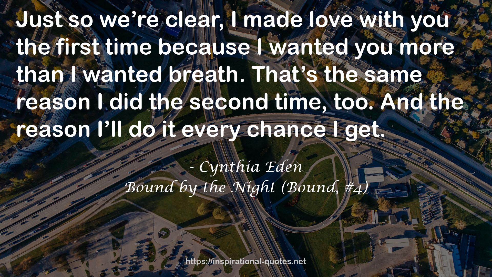 Bound by the Night (Bound, #4) QUOTES
