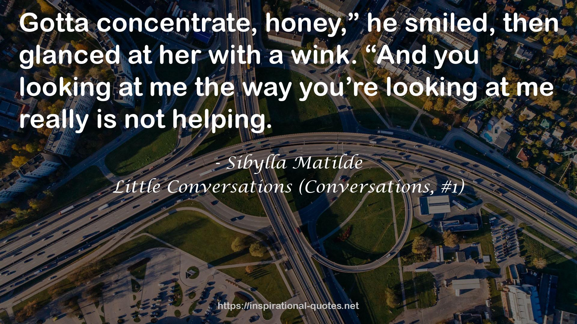 Little Conversations (Conversations, #1) QUOTES