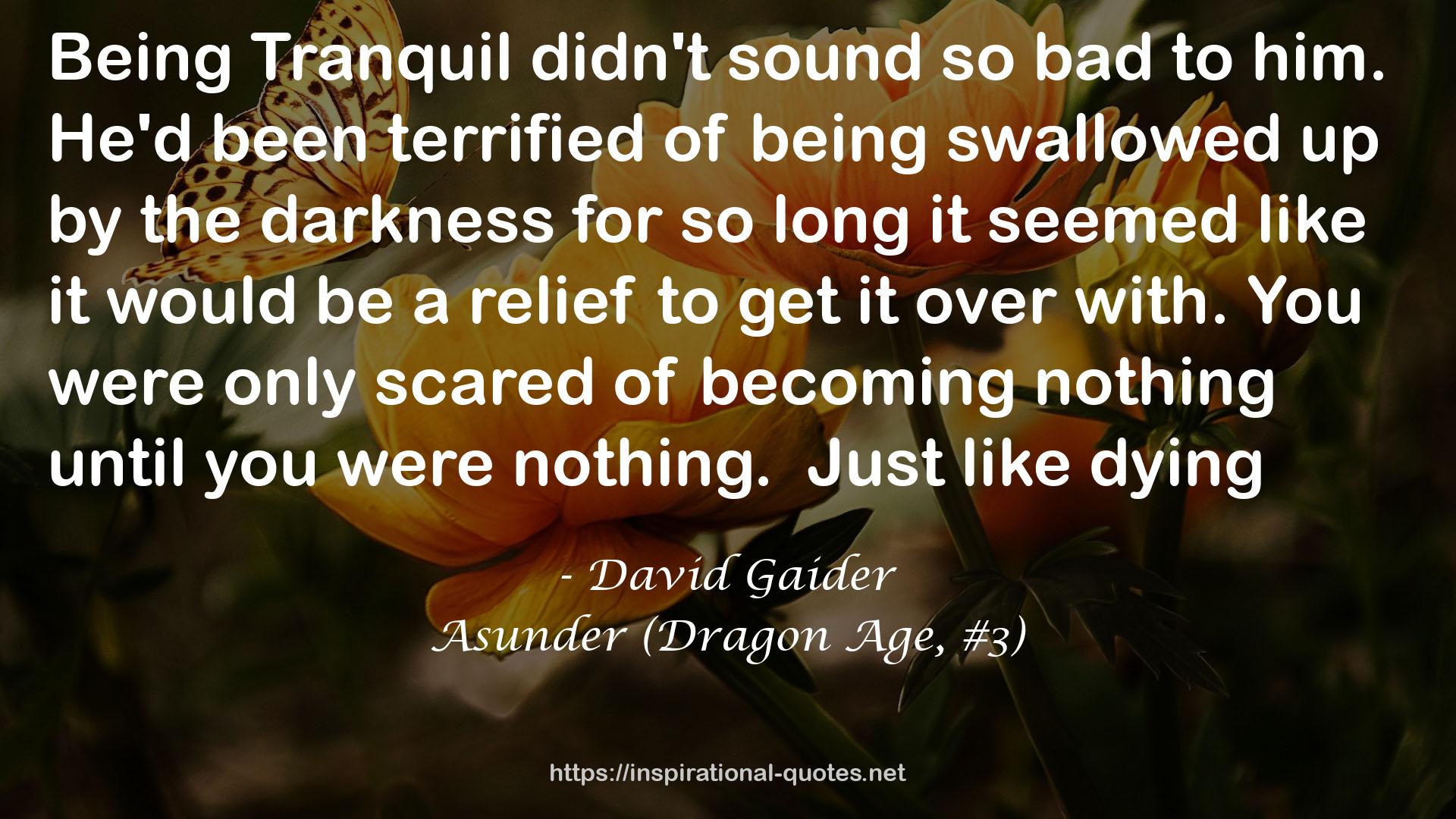 Asunder (Dragon Age, #3) QUOTES